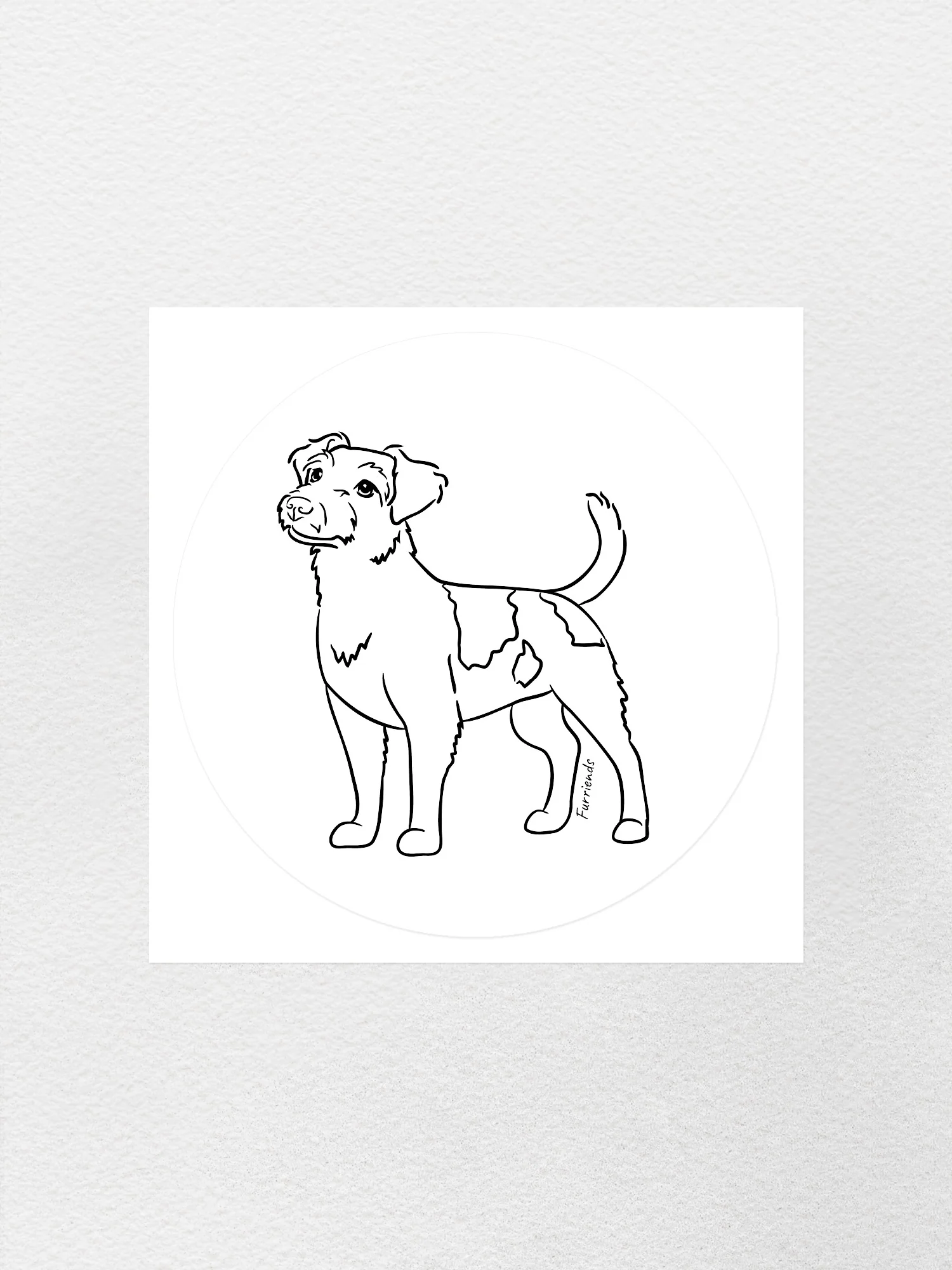 Jack Russell Terrier (Rough Coat) Sticker - Image 7