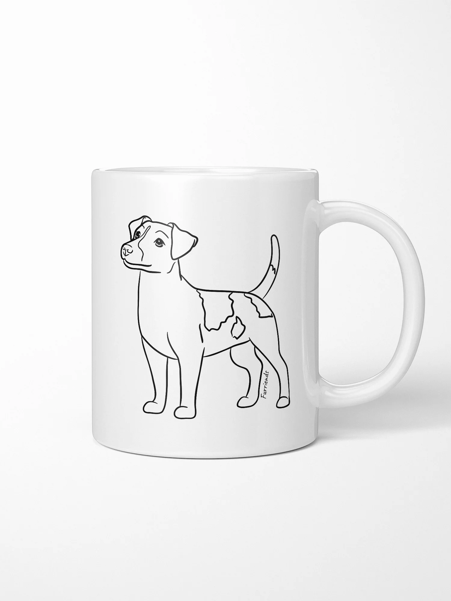 Jack Russell Terrier (Smooth Coat) Ceramic Mug - Image 3