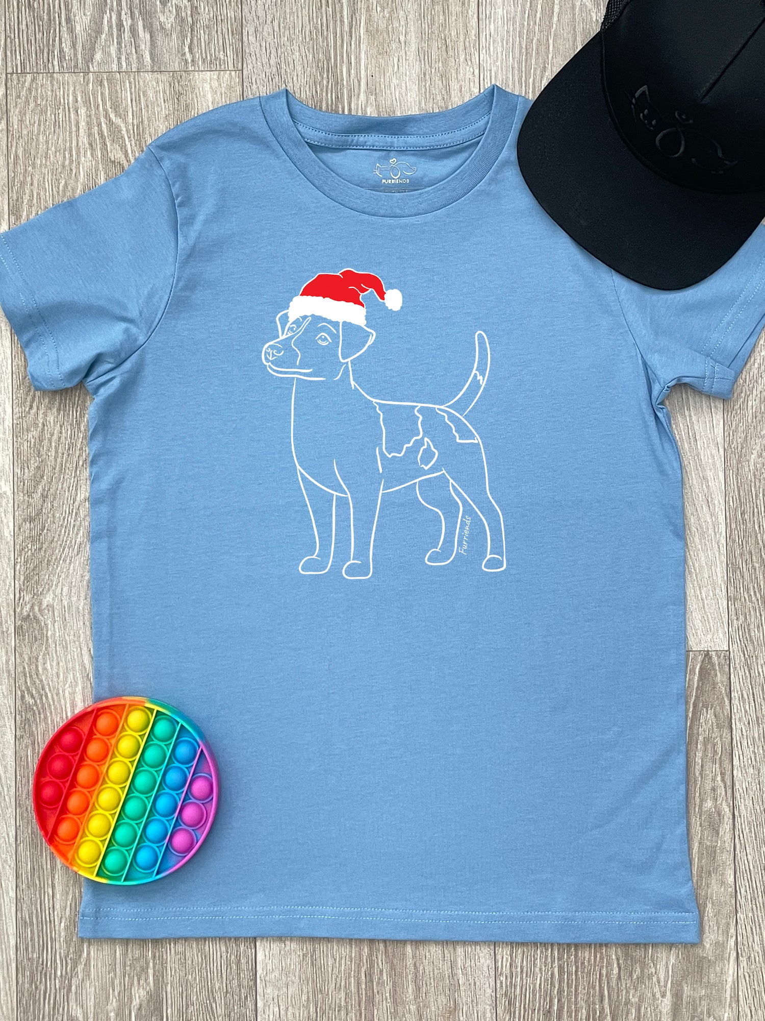 Jack Russell Terrier (Smooth Coat) Christmas Edition Youth Tee - Image 2