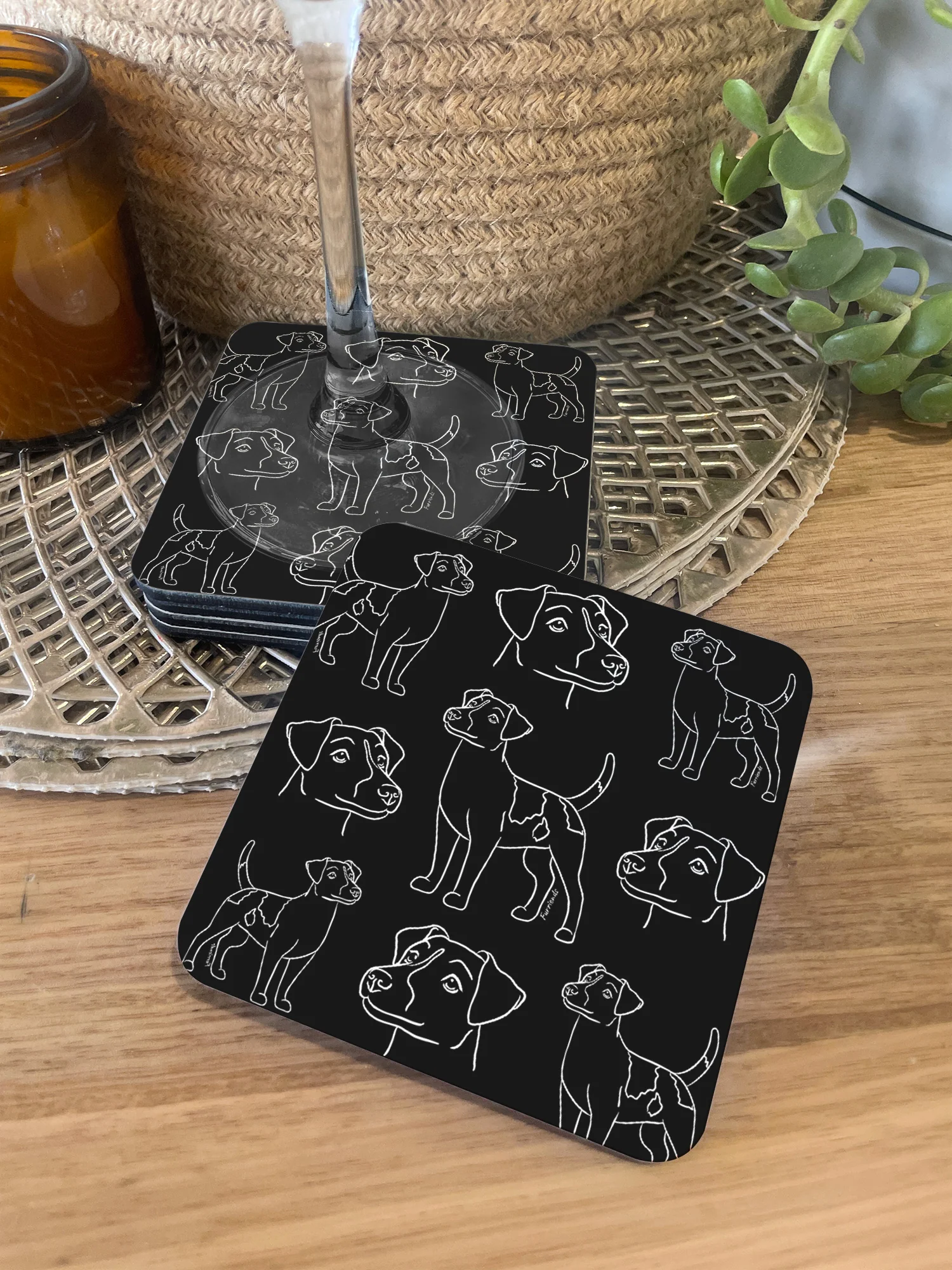 Jack Russell Terrier (Smooth Coat) Coaster - Image 10