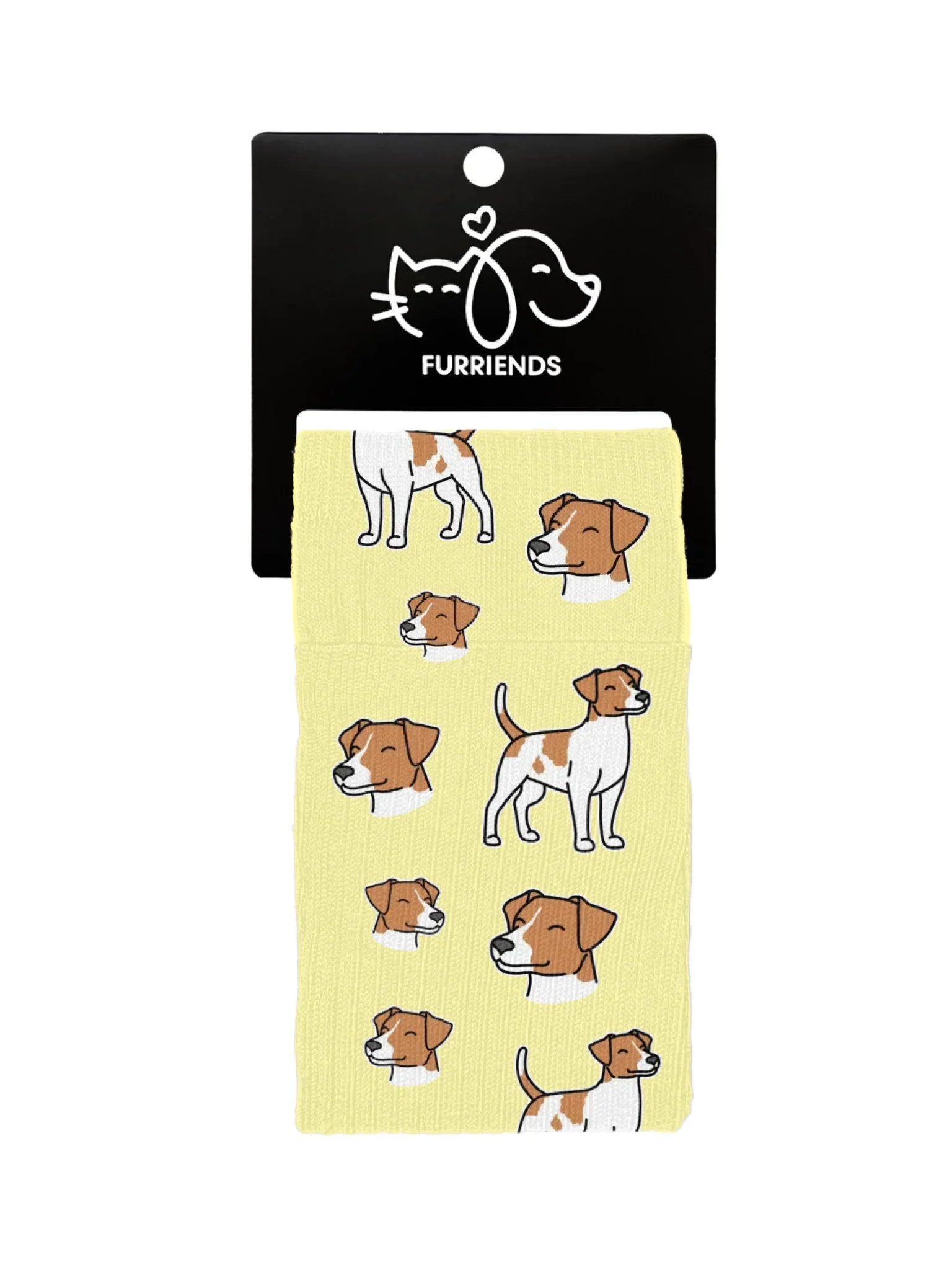 Jack Russell Terrier (Smooth Coat) ColourPop Customisable Socks - Image 2