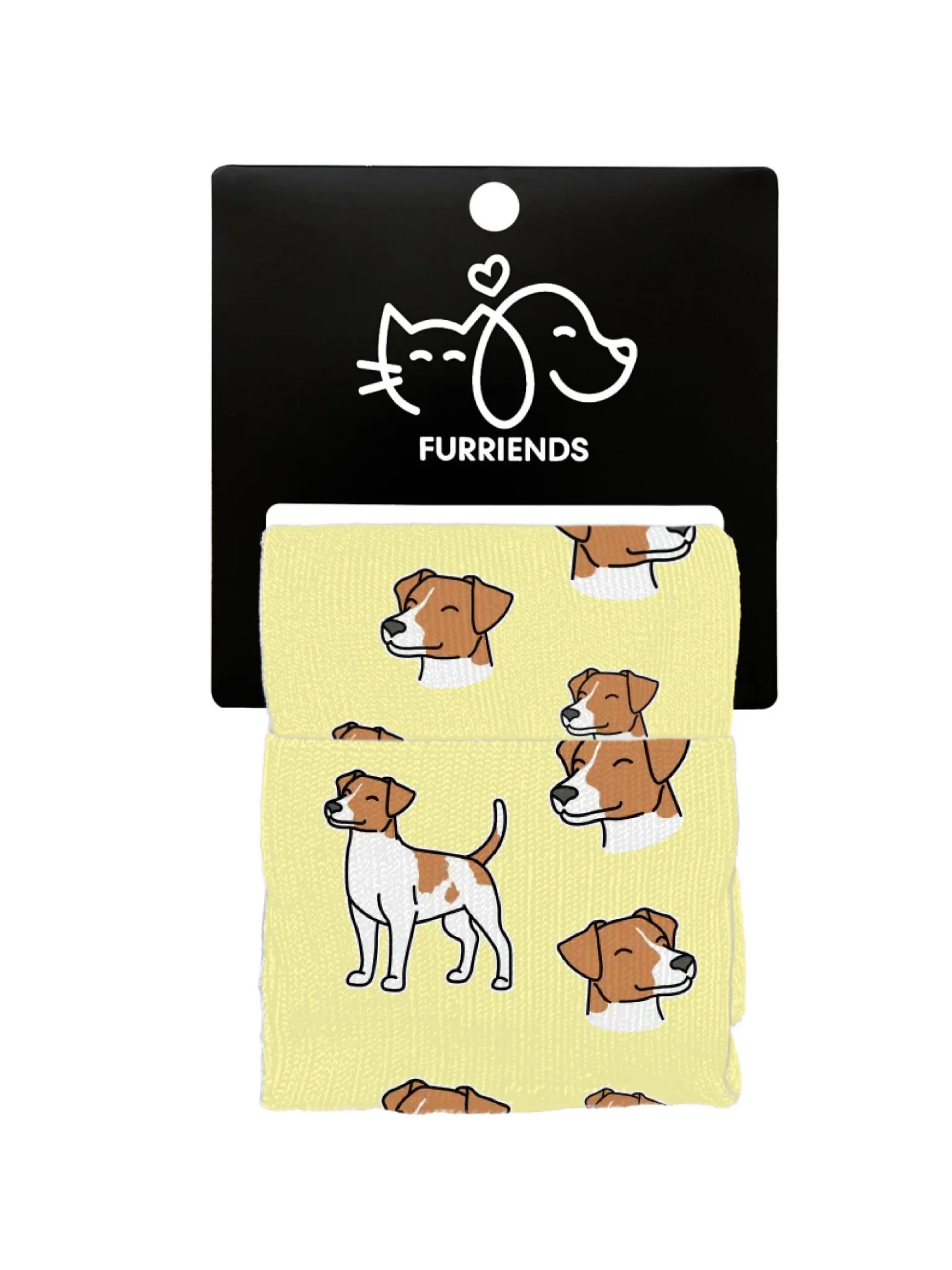 Jack Russell Terrier (Smooth Coat) ColourPop Customisable Socks - Image 4