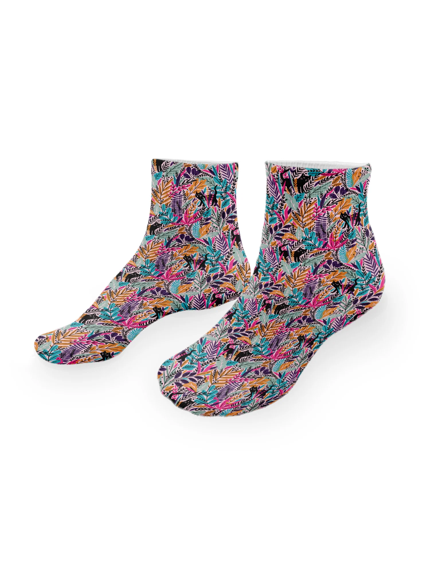 Jungle Cat Ankle Socks - Image 10