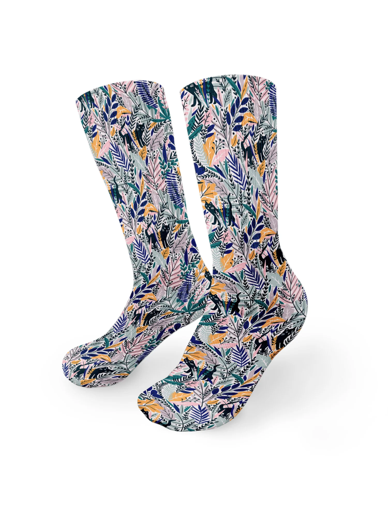 Jungle Cat Crew Socks - Image 13