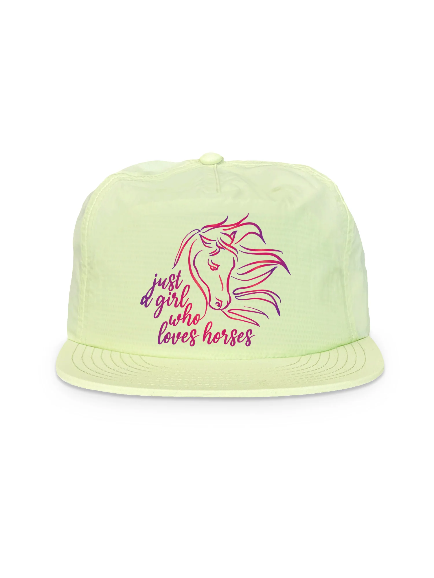 Just A Girl Who Loves Horses Quick-Dry Cap