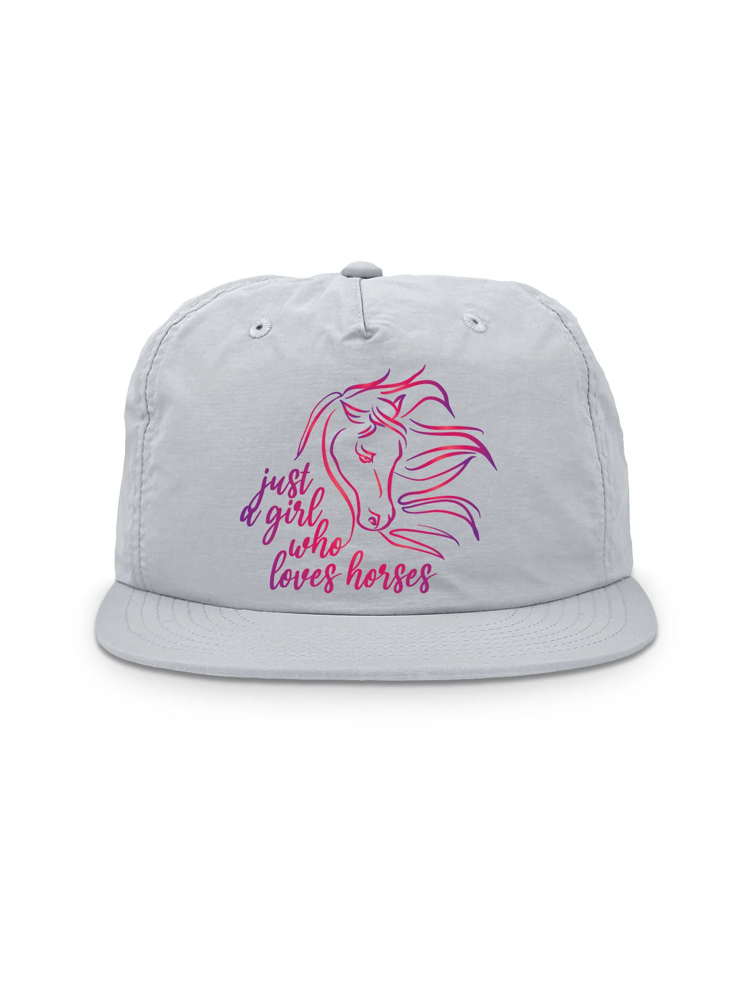 Just A Girl Who Loves Horses Quick-Dry Cap - Image 7