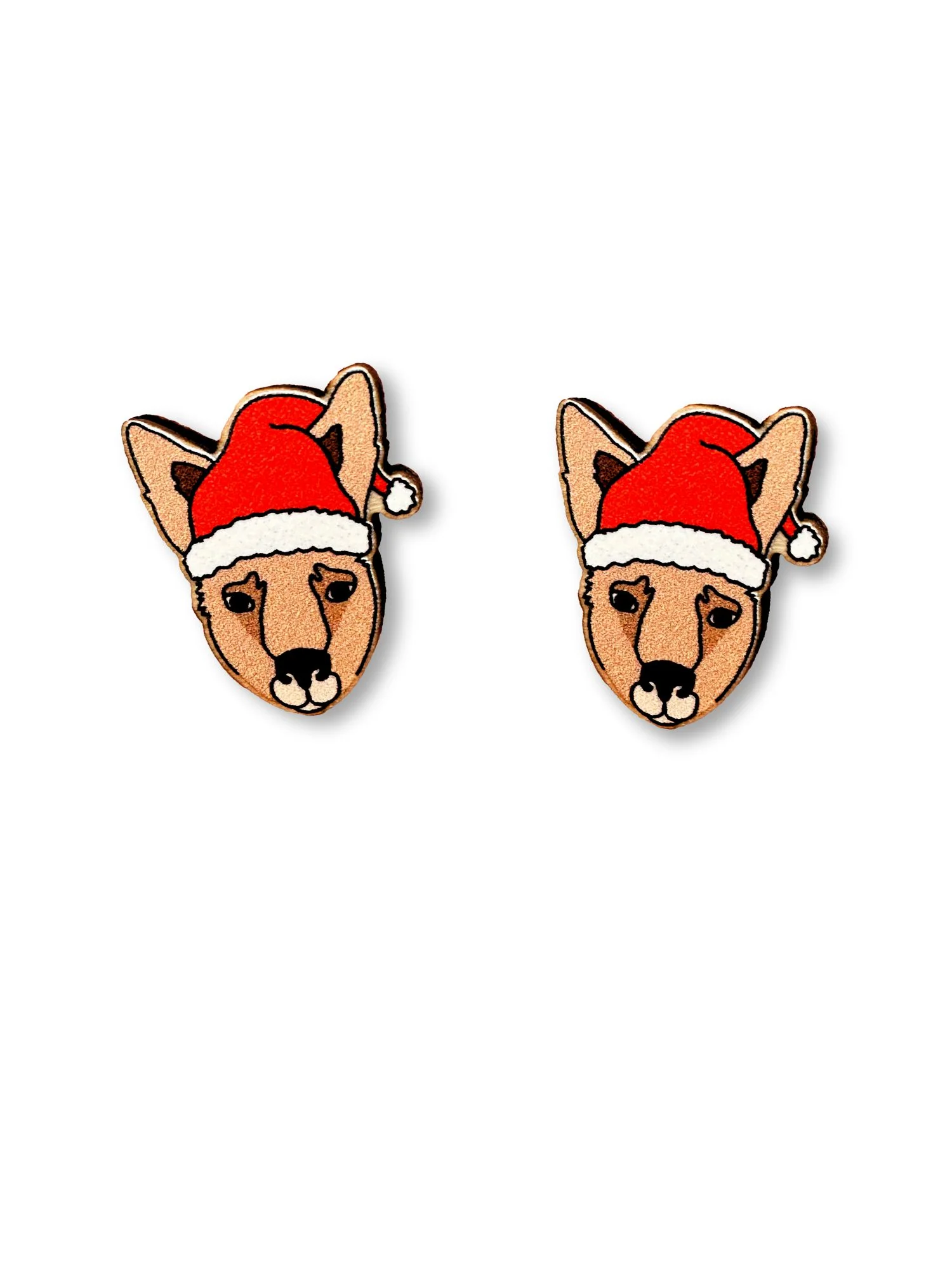 Kangaroo Christmas Edition ColourPop Stud Earrings - Image 2