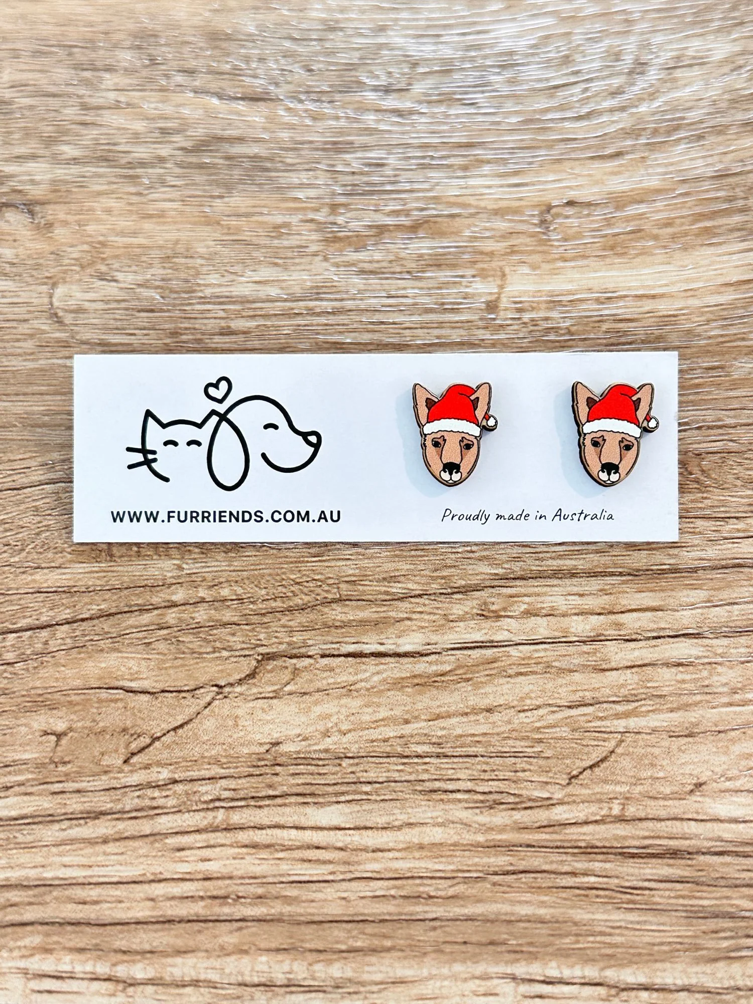 Kangaroo Christmas Edition ColourPop Stud Earrings - Image 3