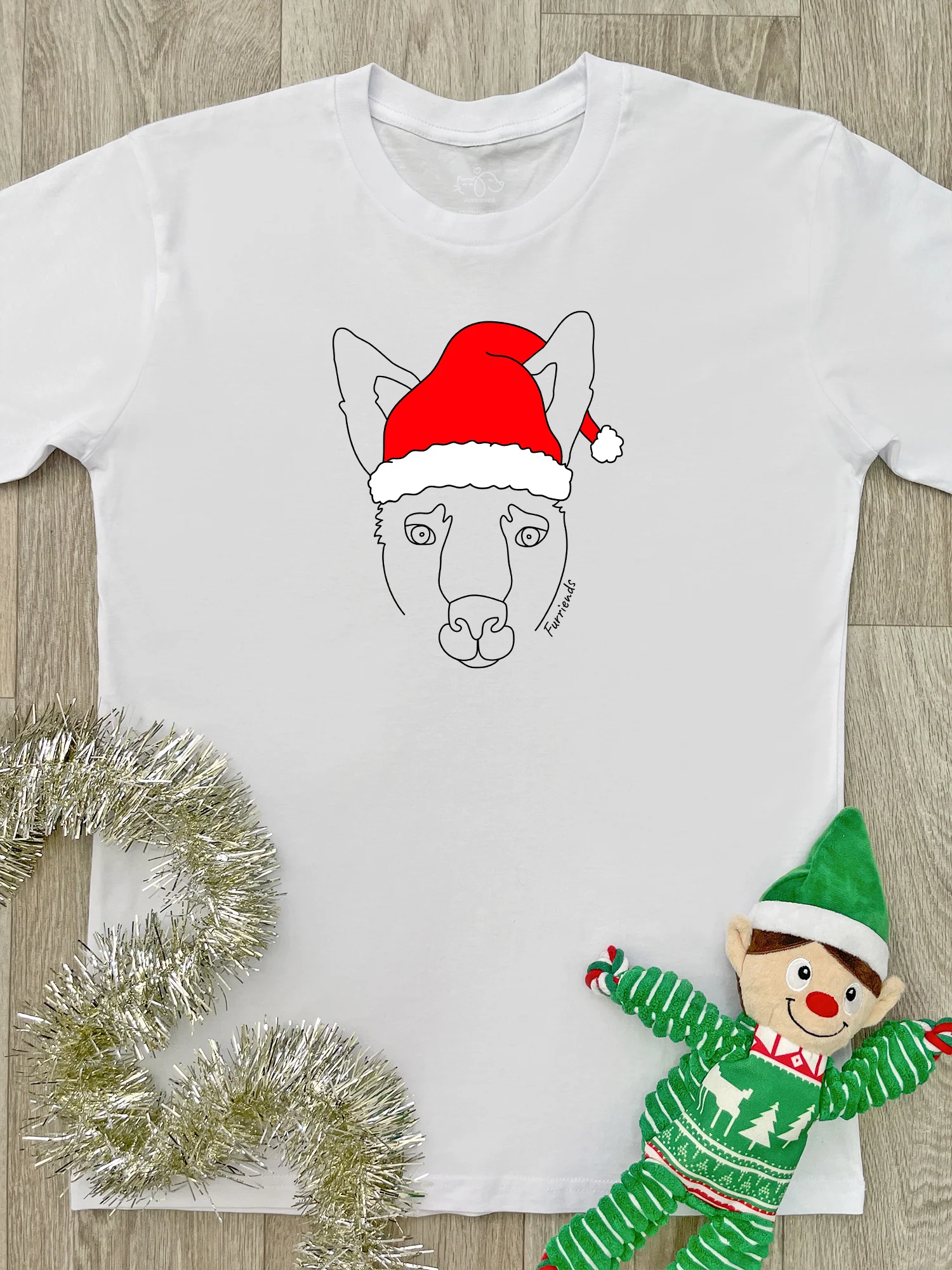 Kangaroo Christmas Edition Essential Unisex Tee - Image 2