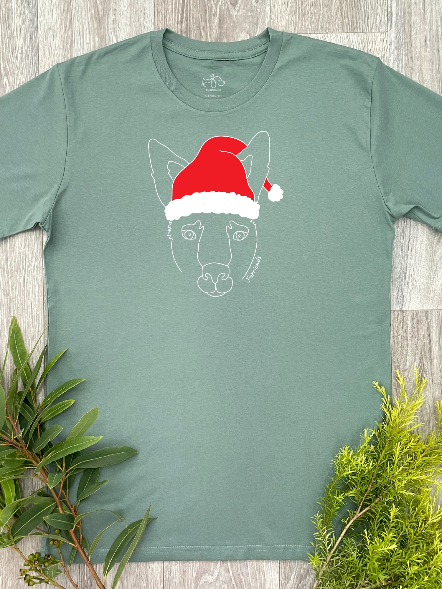 Kangaroo Christmas Edition Essential Unisex Tee - Image 3