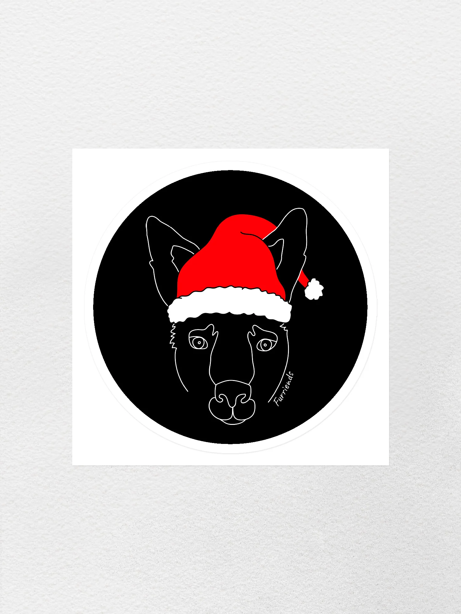 Kangaroo Christmas Edition Sticker - Image 3
