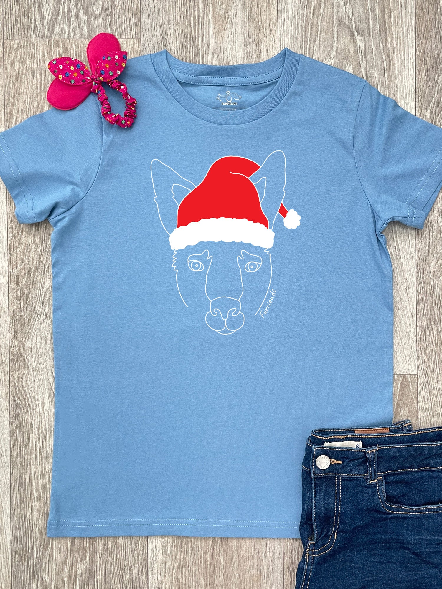 Kangaroo Christmas Edition Youth Tee - Image 4
