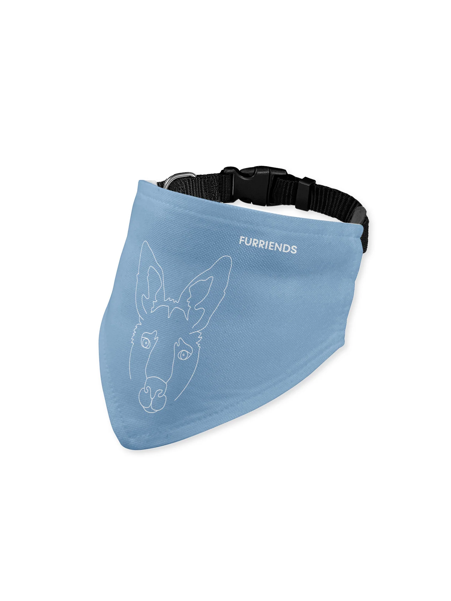 Kangaroo Reversible Dog Bandana With Collar - Image 4