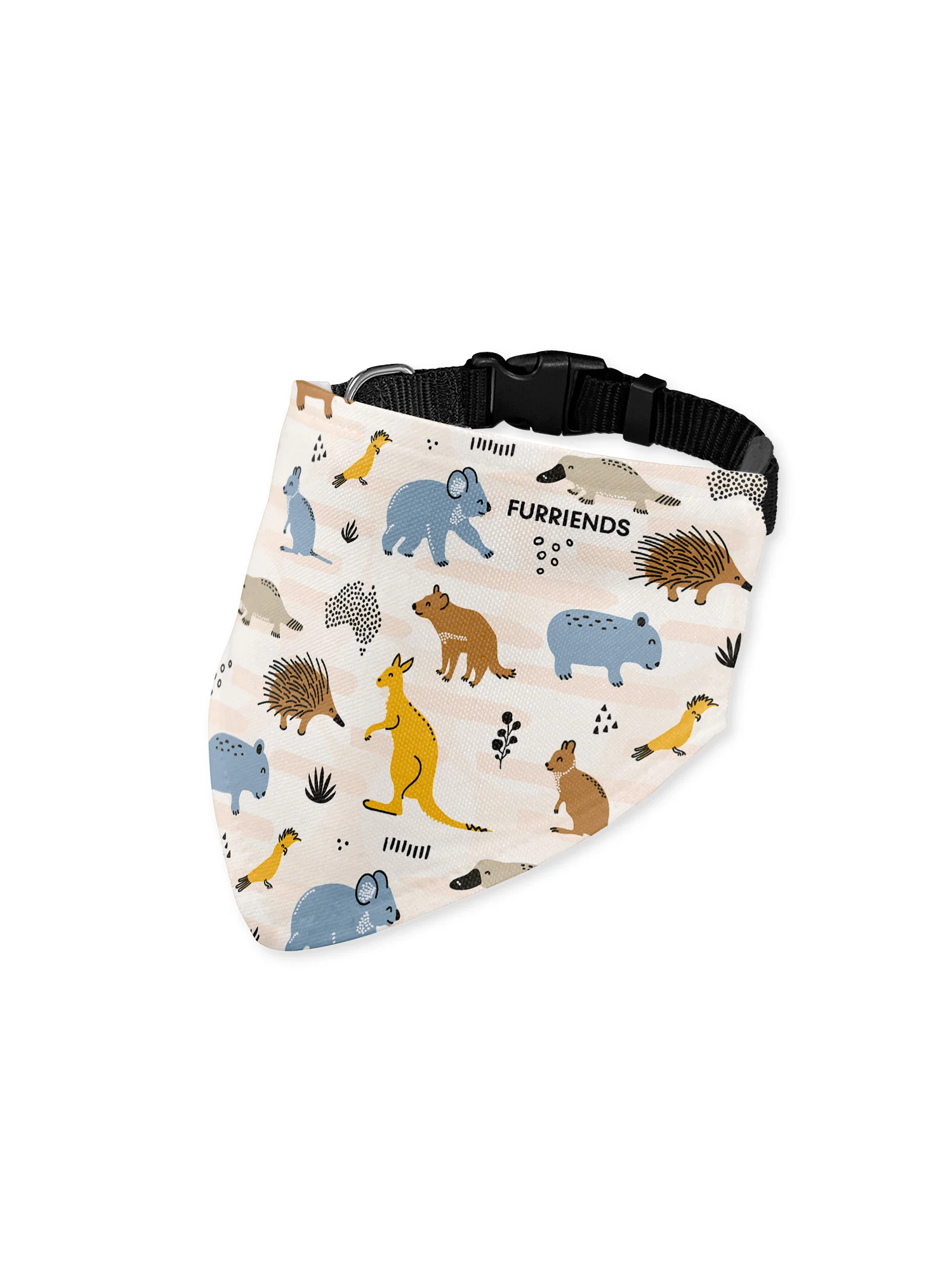 Kangaroo Reversible Dog Bandana With Collar - Image 7