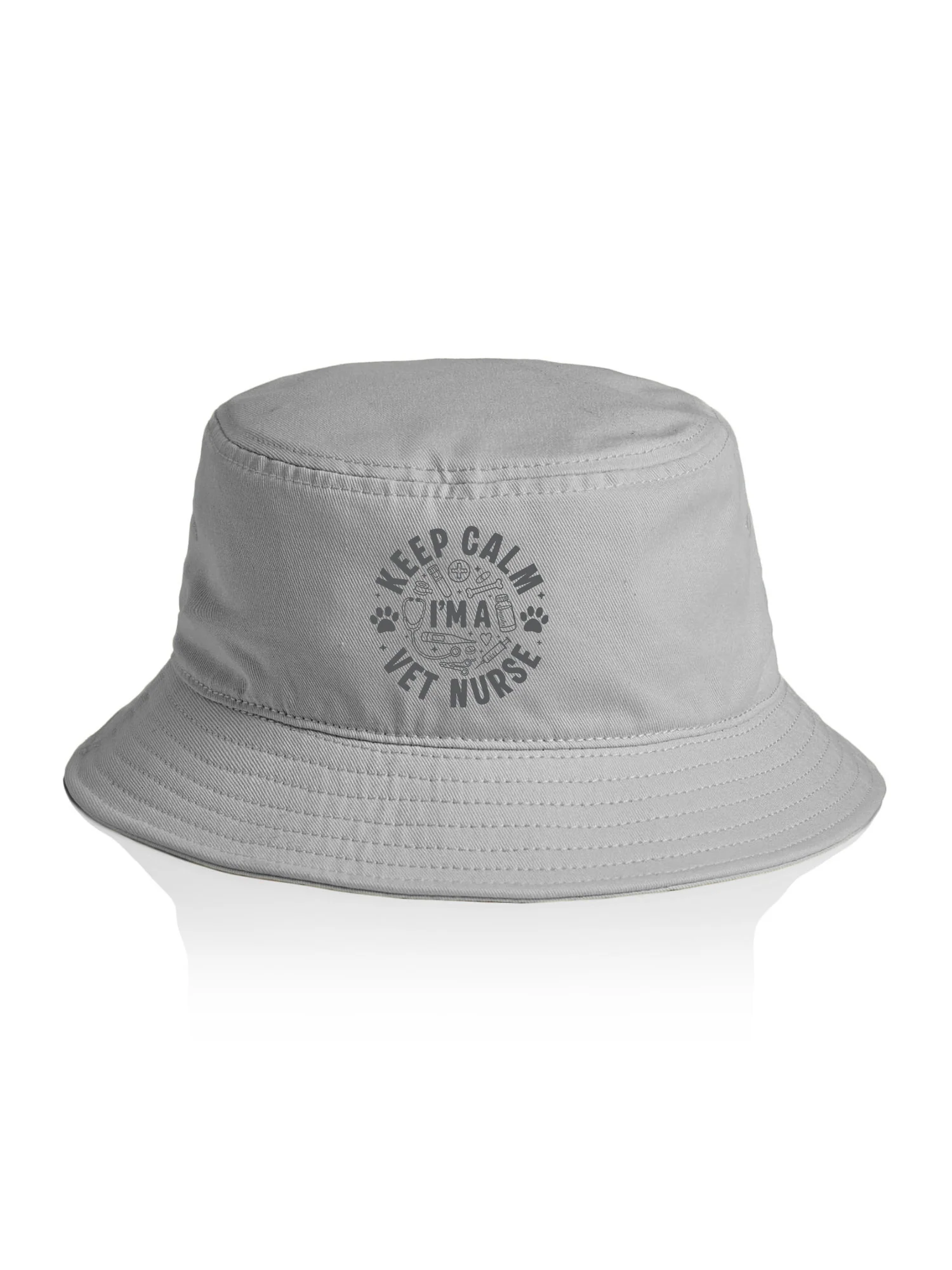 Keep Calm I'm A Vet Nurse Bucket Hat - Image 5