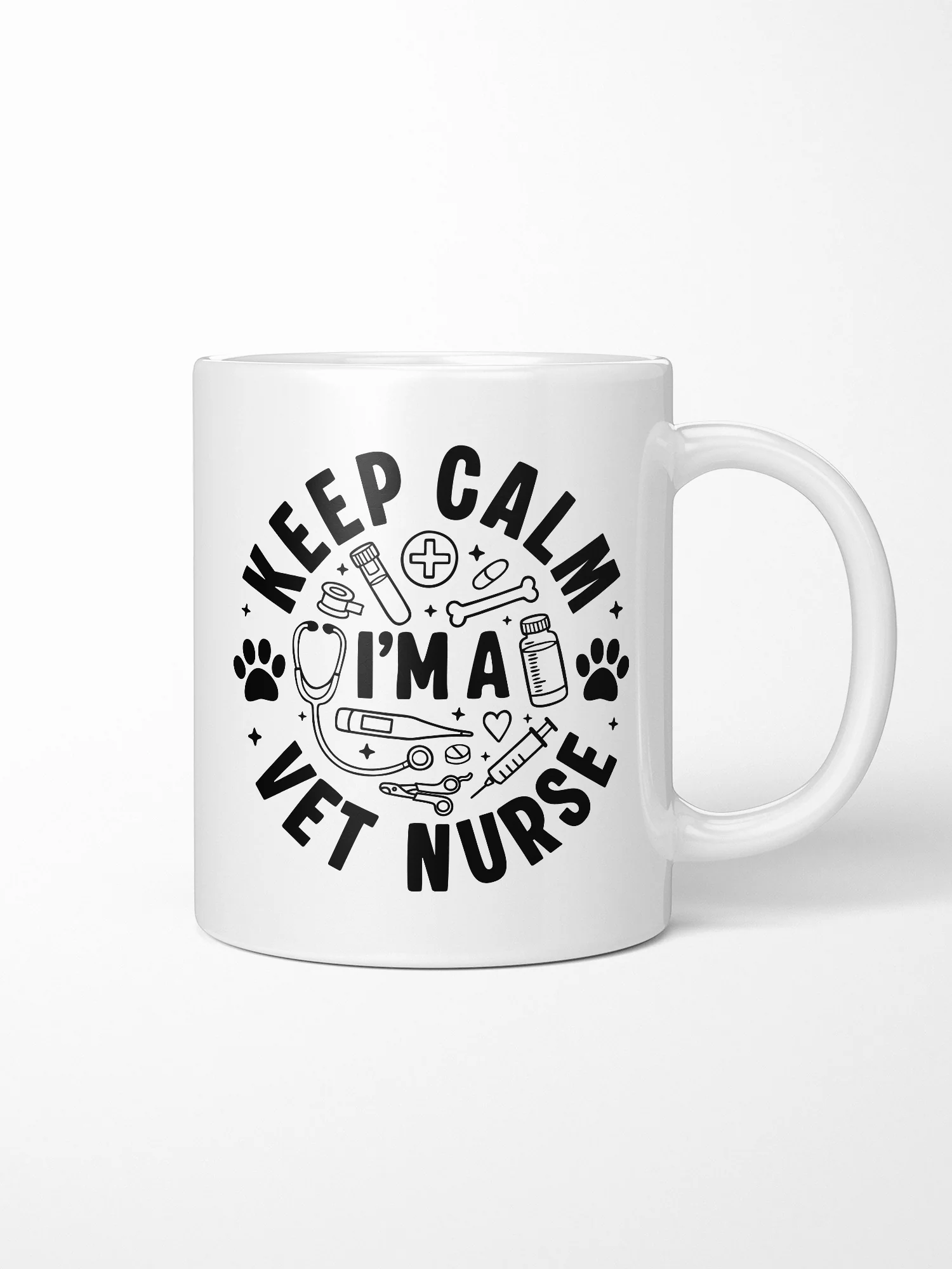 Keep Calm I'm A Vet Nurse Ceramic Mug - Image 2
