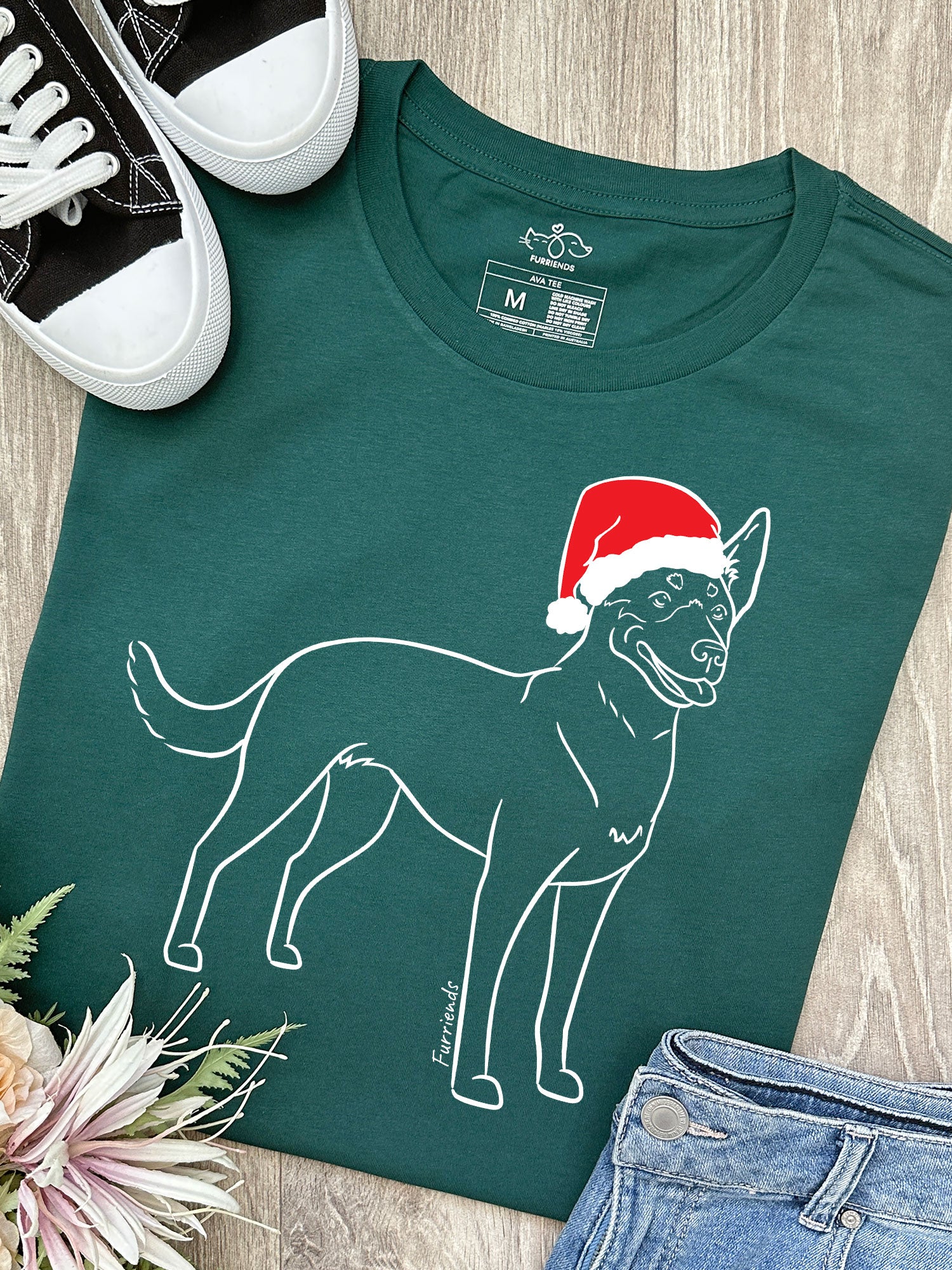 Kelpie Christmas Edition Ava Women's Regular Fit Tee - Image 8