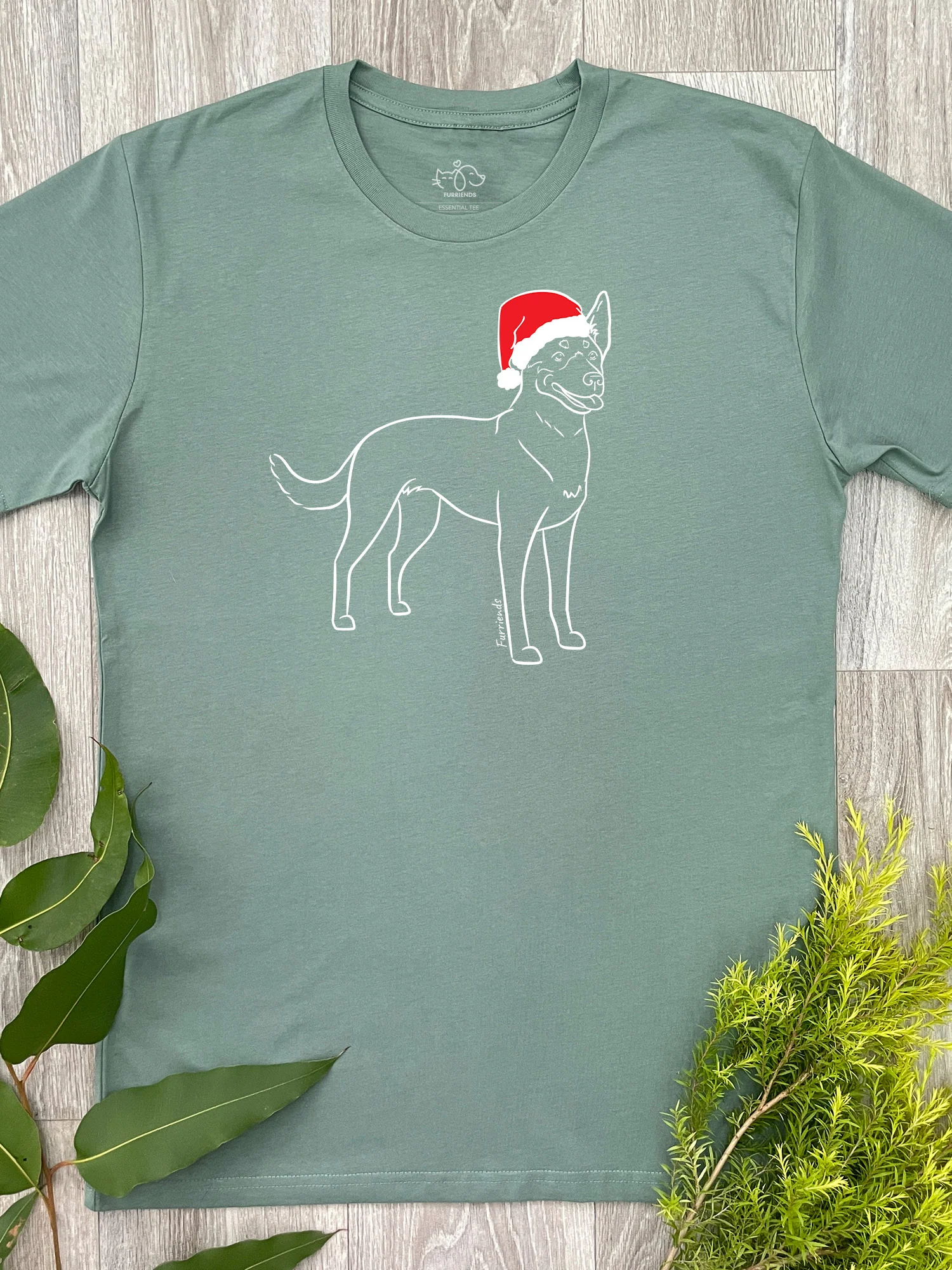 Kelpie Christmas Edition Essential Unisex Tee - Image 3