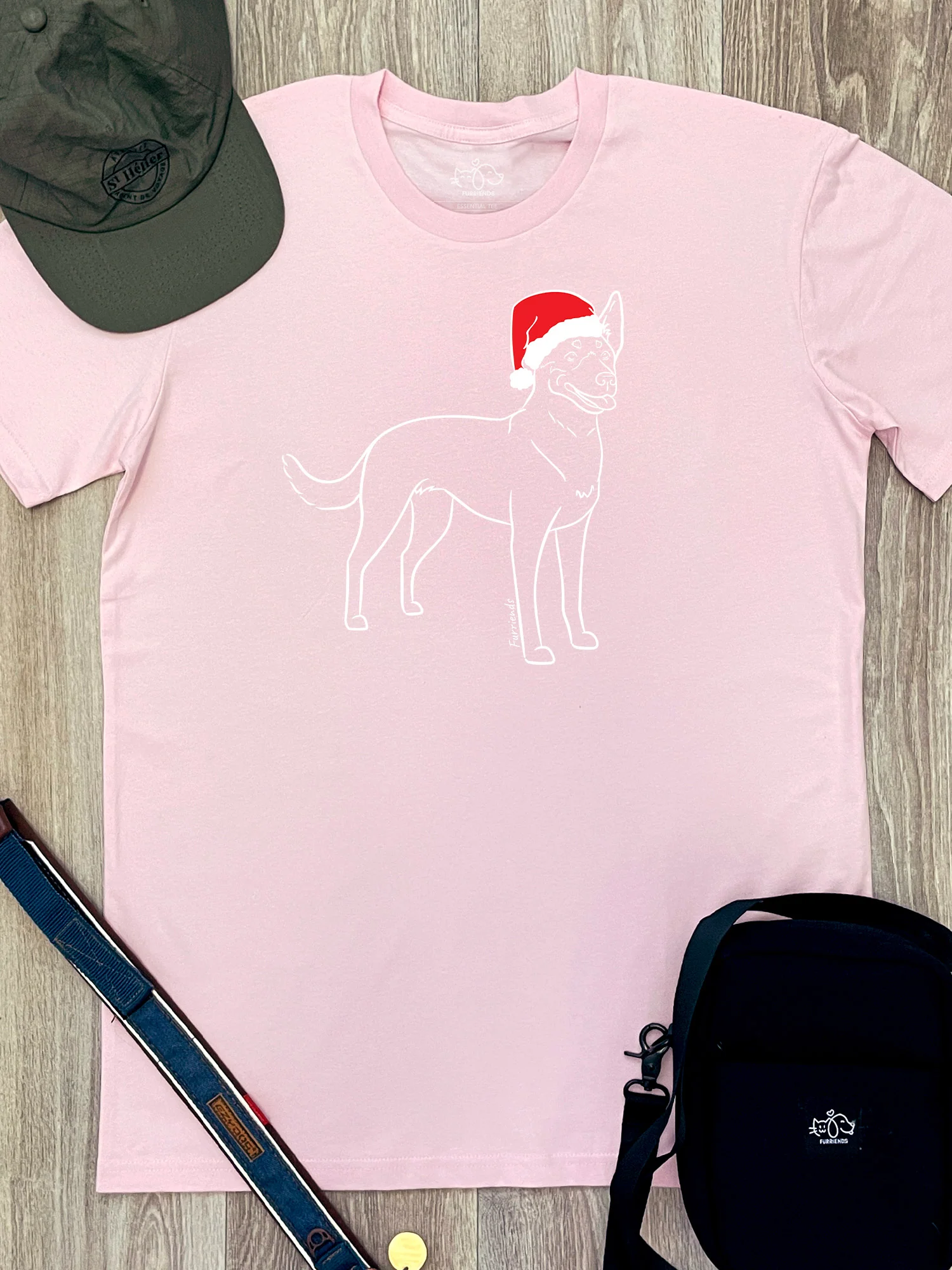 Kelpie Christmas Edition Essential Unisex Tee - Image 4