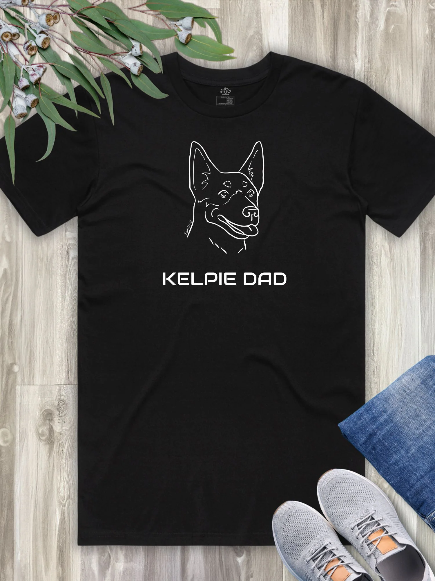 Kelpie Dad Regular Fit-T-Shirt - Image 2