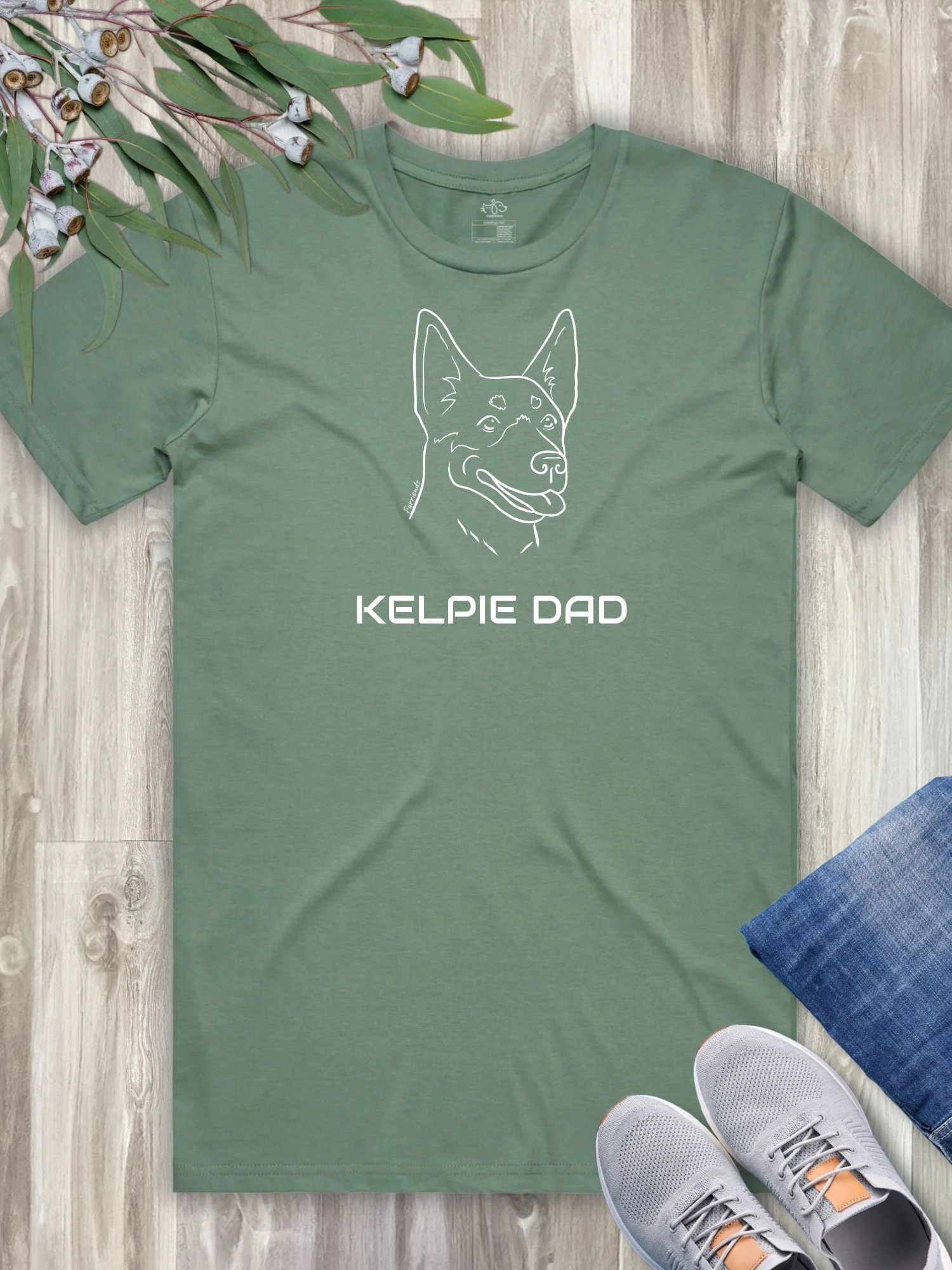 Kelpie Dad Regular Fit-T-Shirt - Image 5