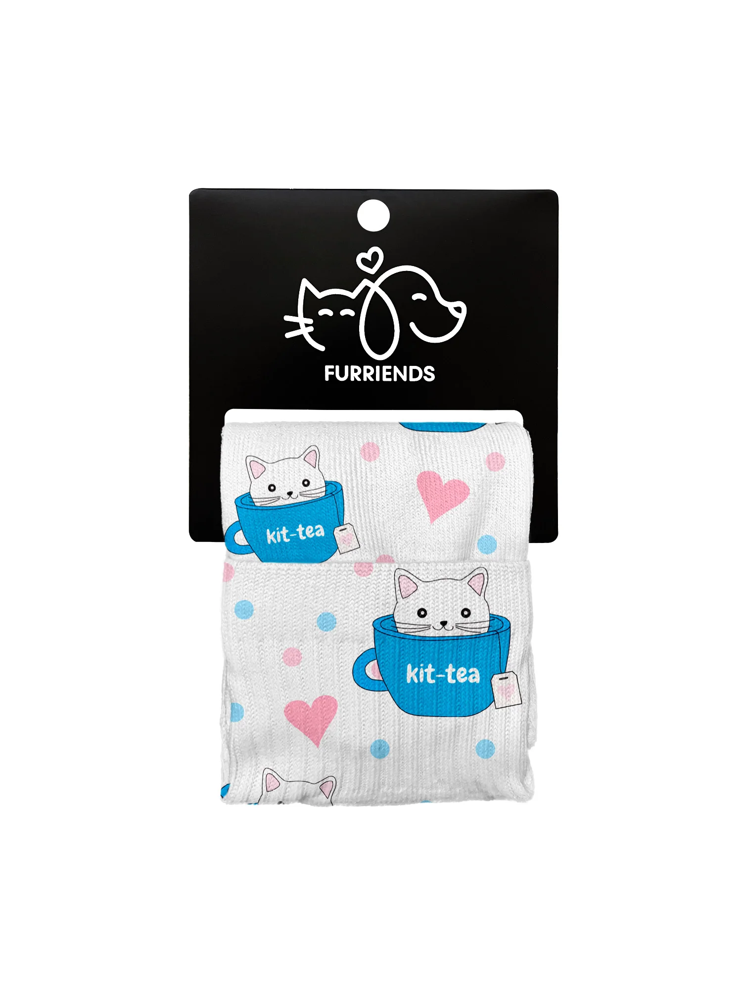 Kit-Tea Cat Ankle Socks - Image 3