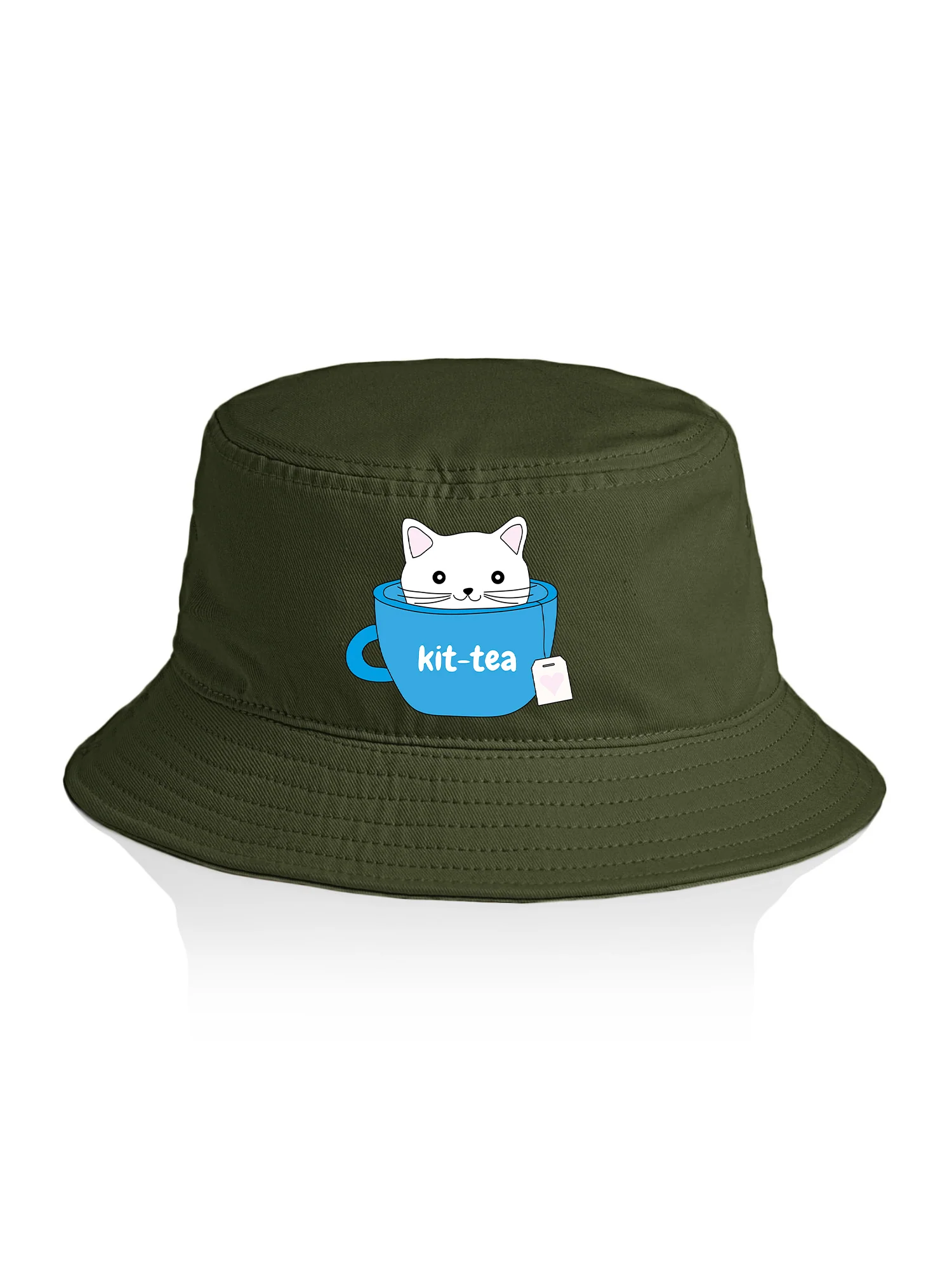 Kit-Tea Cat Bucket Hat - Image 8
