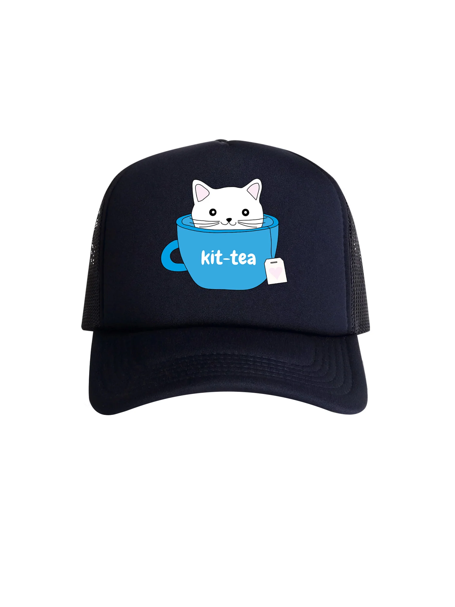 Kit-Tea Cat Foam Trucker Cap - Image 11