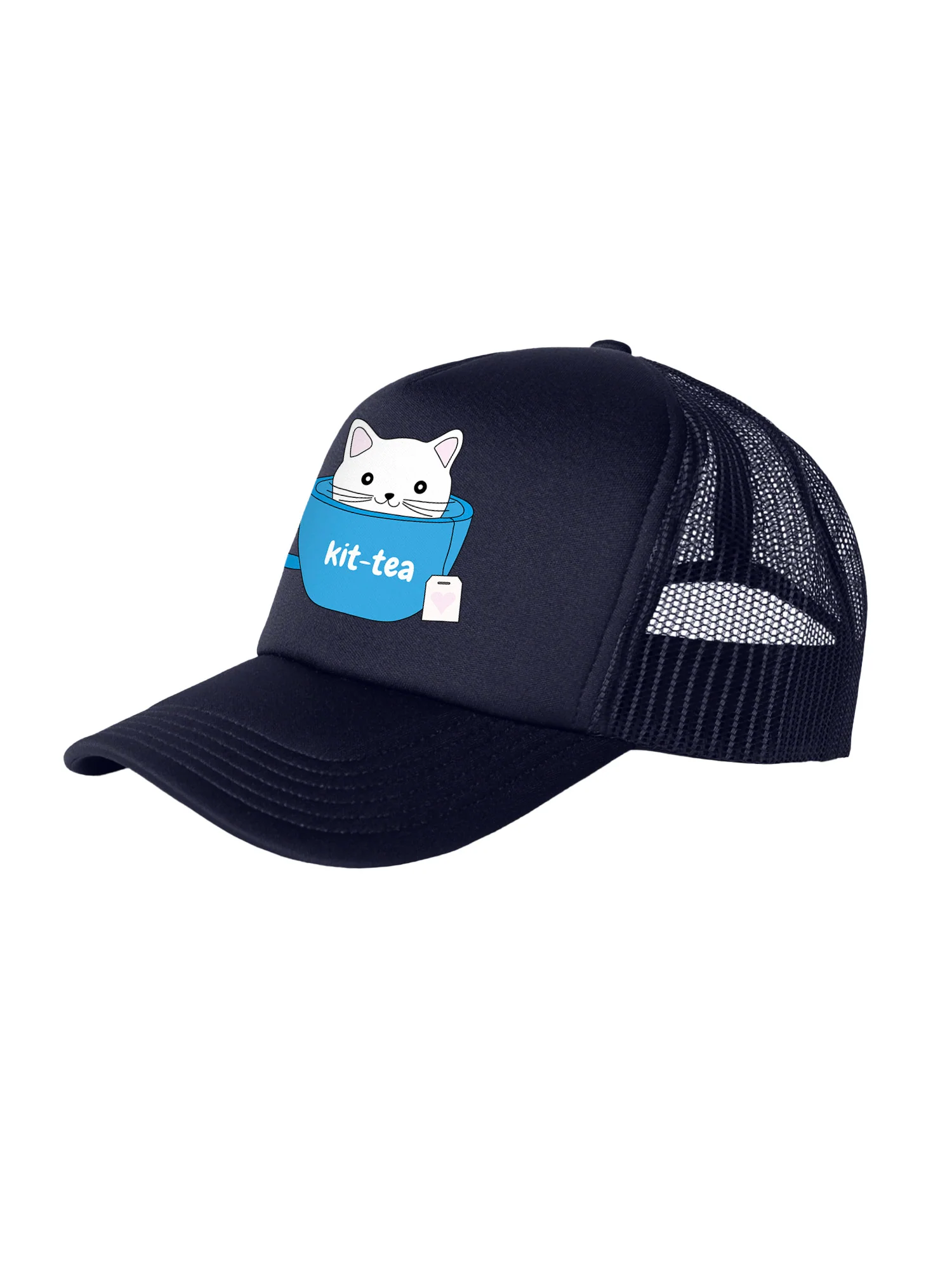 Kit-Tea Cat Foam Trucker Cap - Image 12