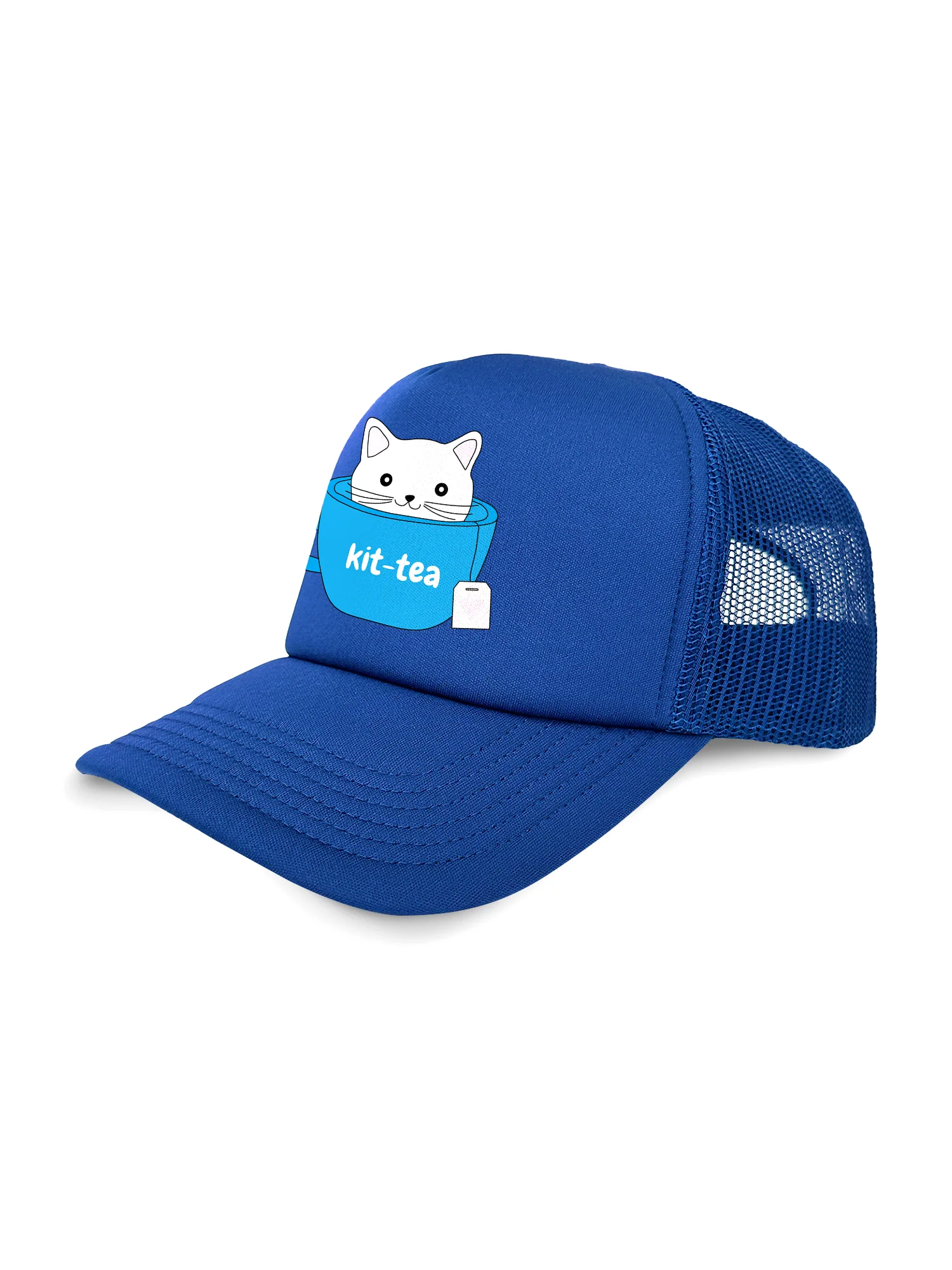 Kit-Tea Cat Foam Trucker Cap - Image 4