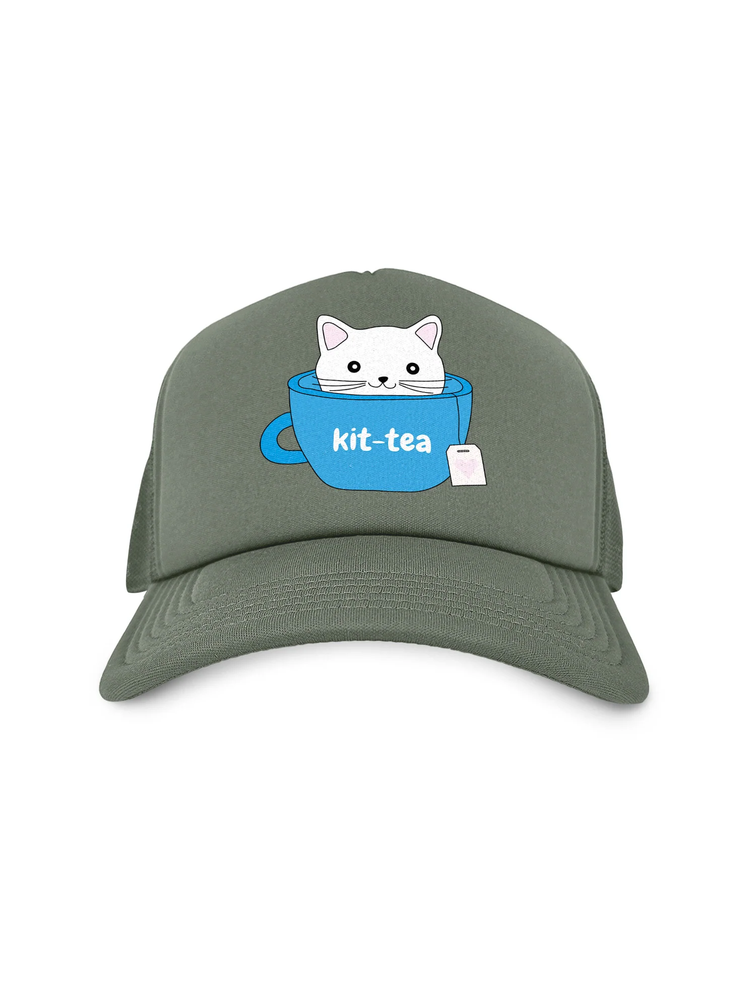 Kit-Tea Cat Foam Trucker Cap - Image 5