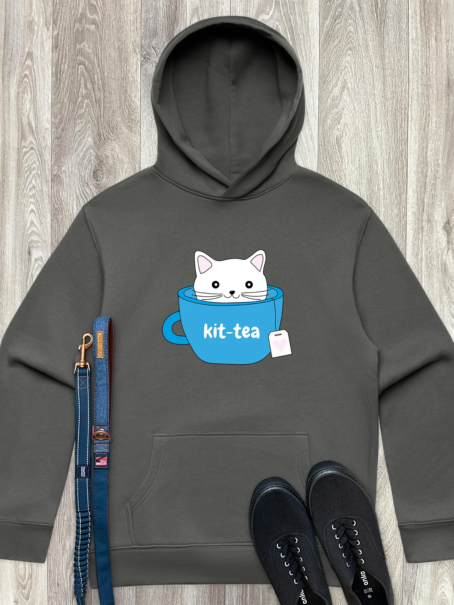 Kit-Tea Cat Men's Comfort Hood - Image 3