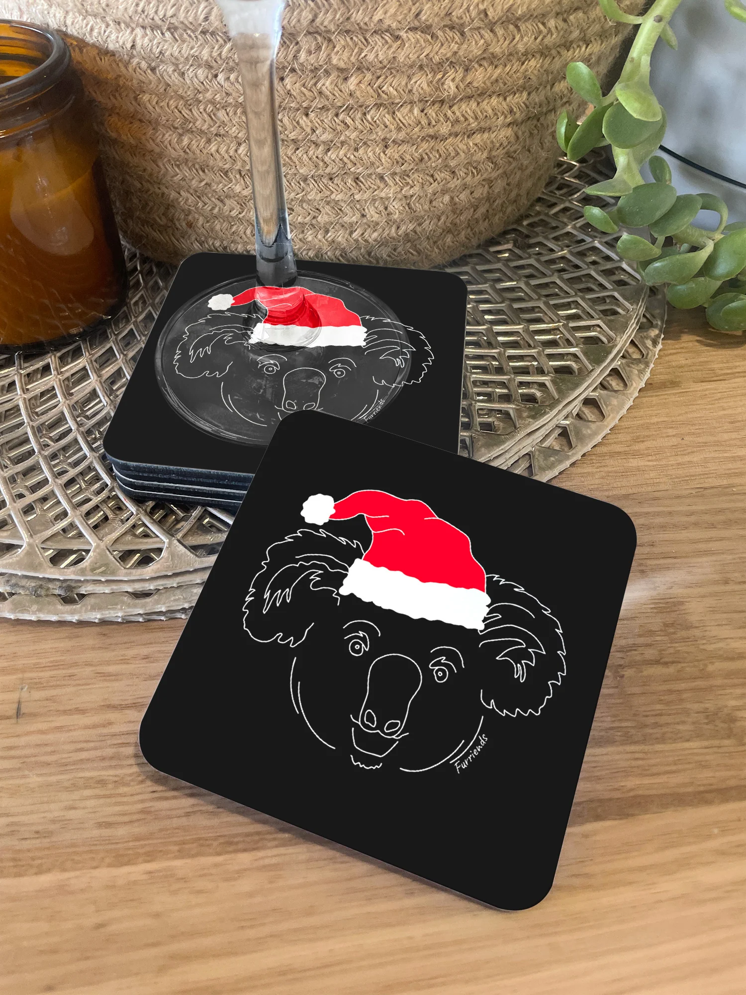 Koala Christmas Edition Coaster - Image 2
