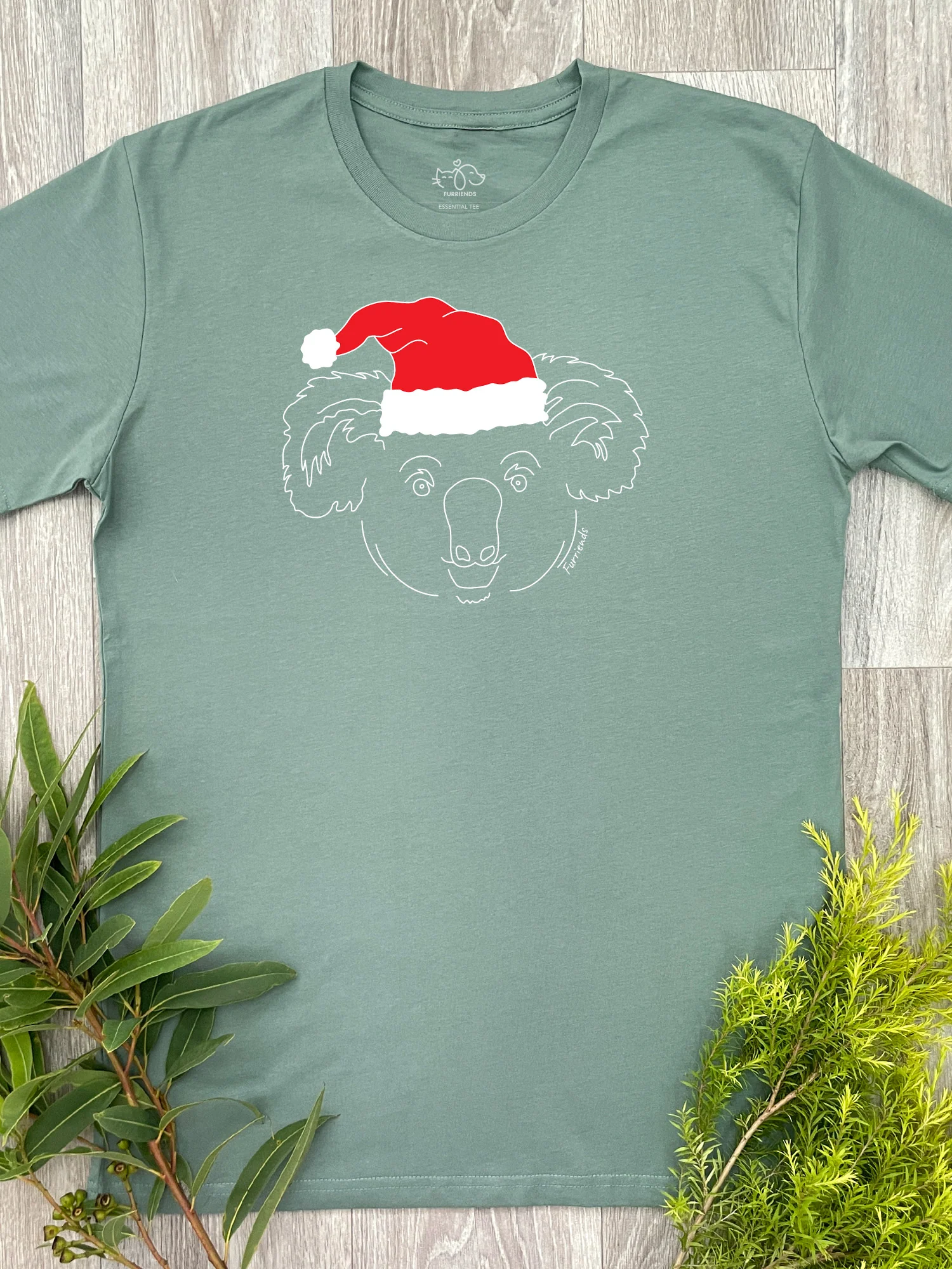 Koala Christmas Edition Essential Unisex Tee - Image 3