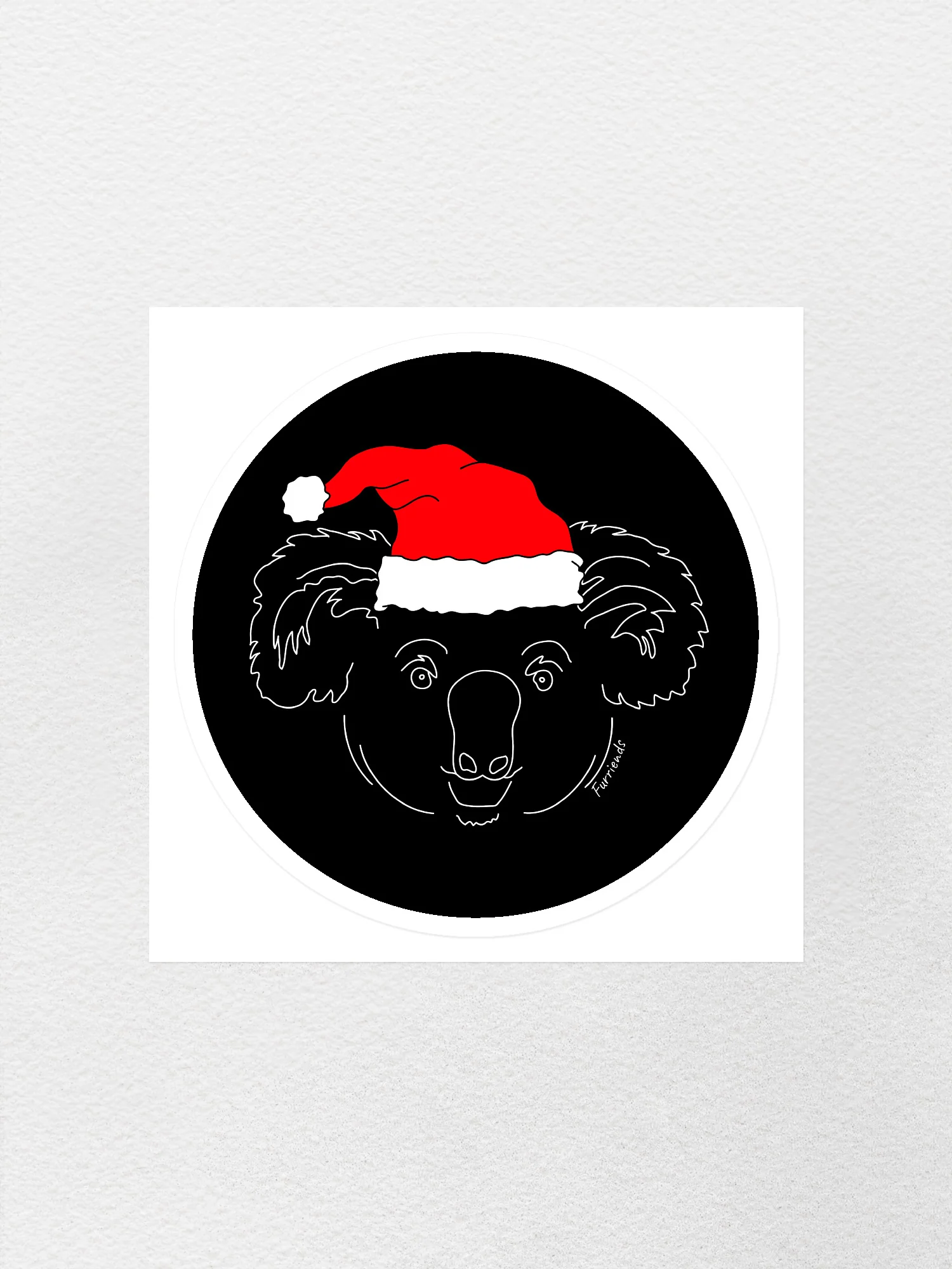 Koala Christmas Edition Sticker - Image 3