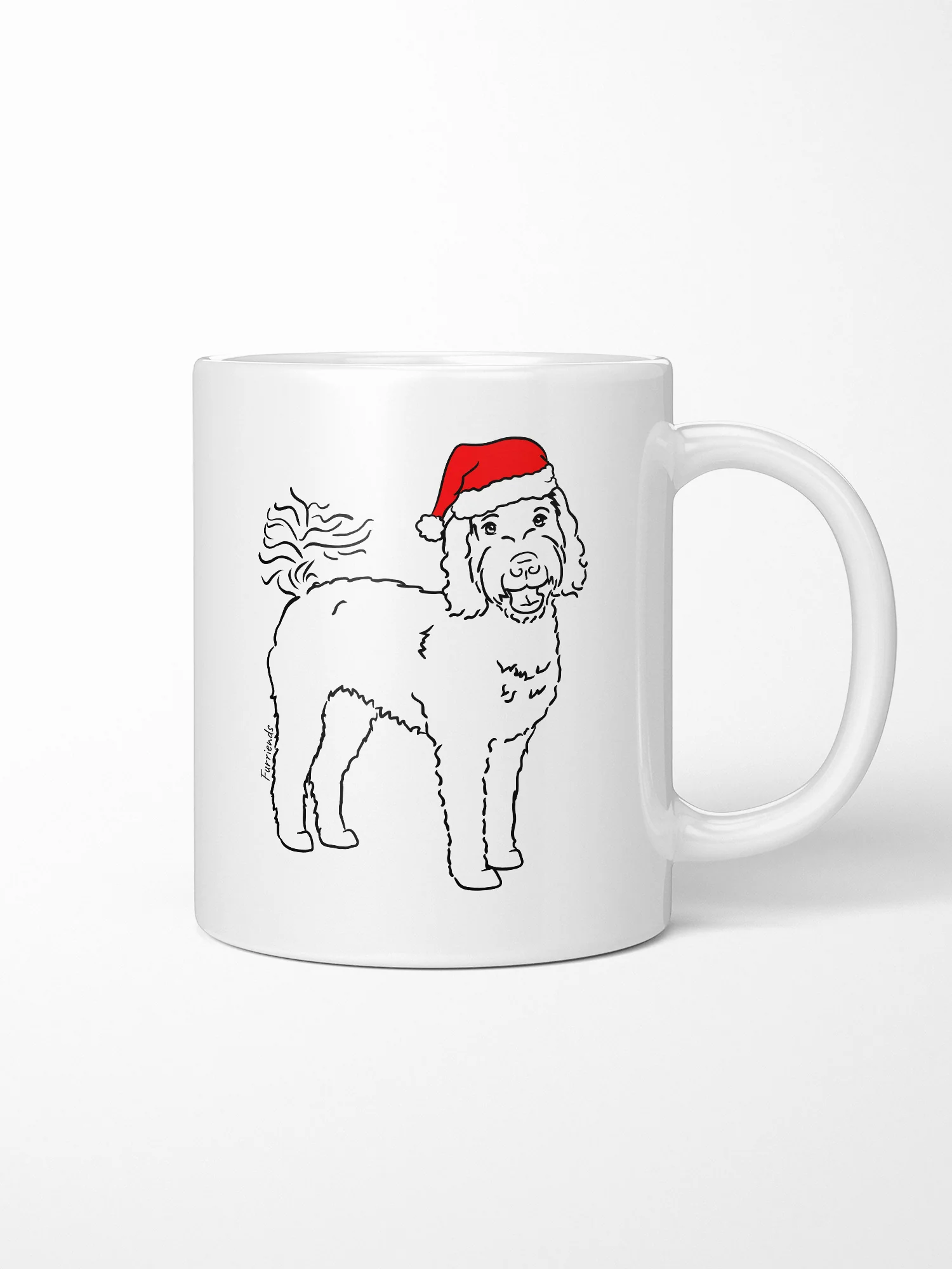 Labradoodle Christmas Edition Ceramic Mug - Image 2
