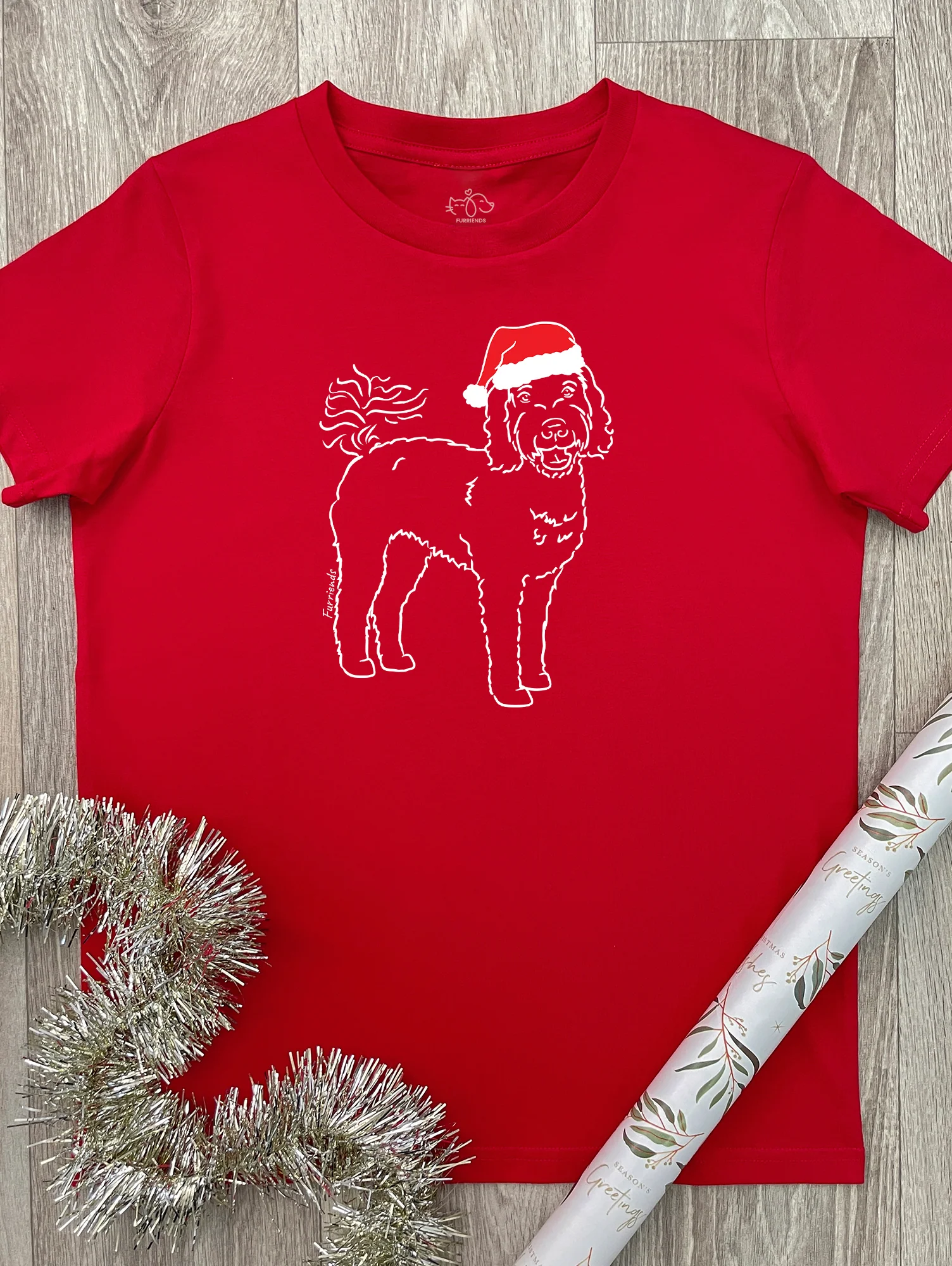 Labradoodle Christmas Edition Youth Tee - Image 6