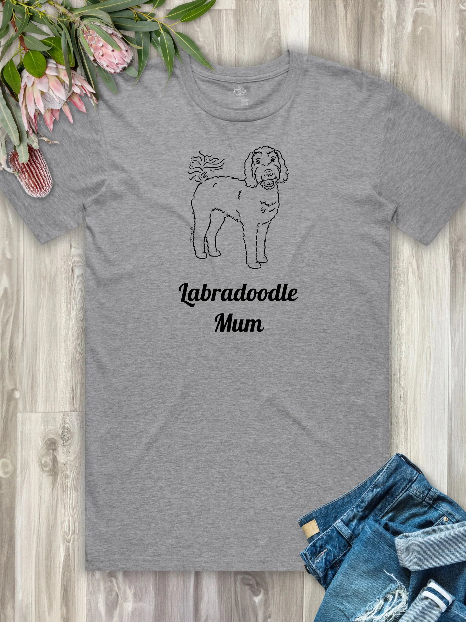 Labradoodle Mum Regular Fit T-shirt - Image 11