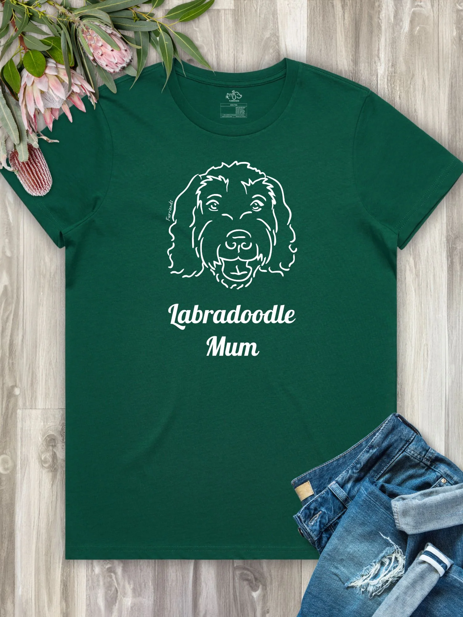 Labradoodle Mum Regular Fit T-shirt - Image 5