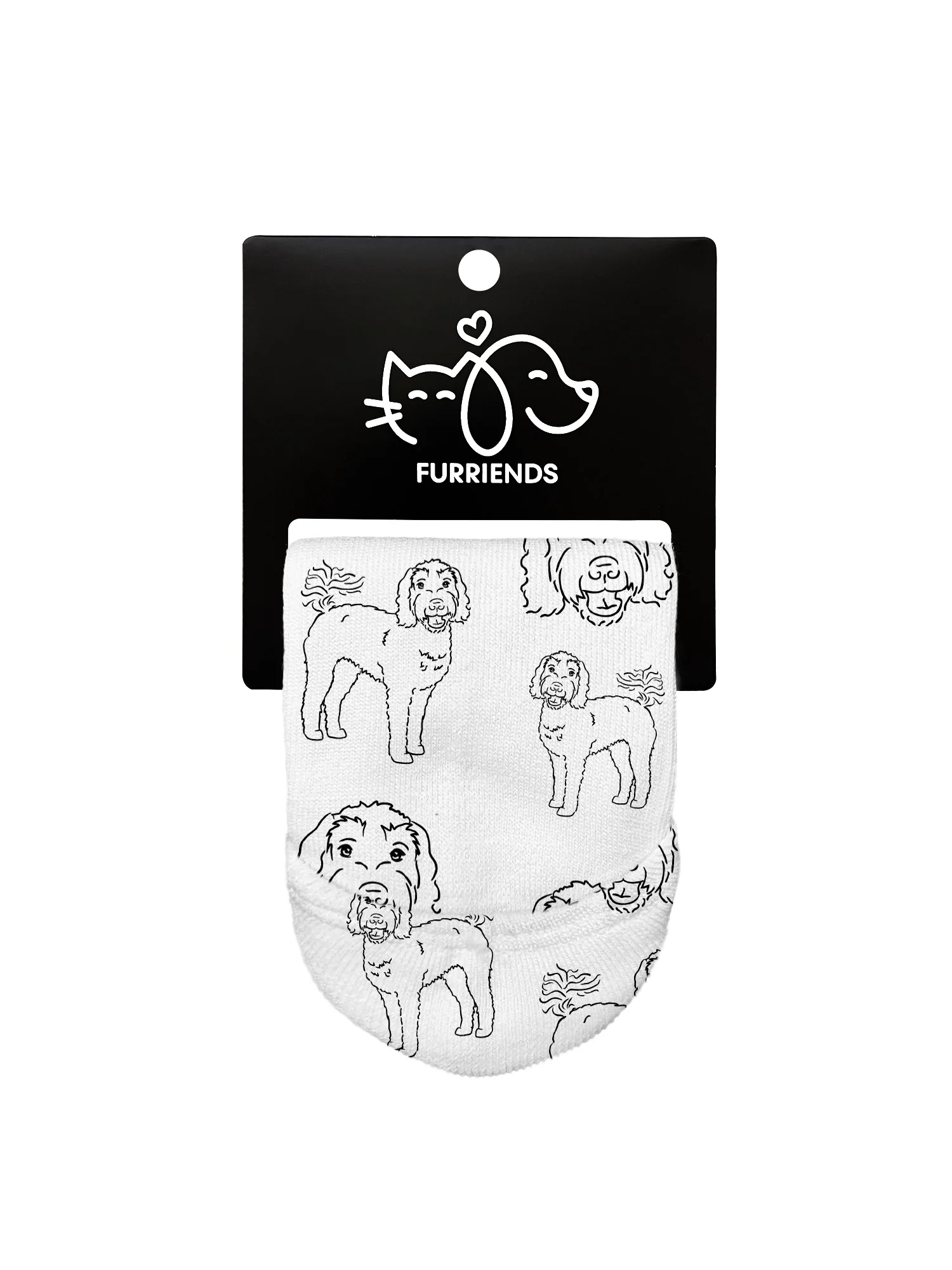 Labradoodle No Show Socks - Image 3