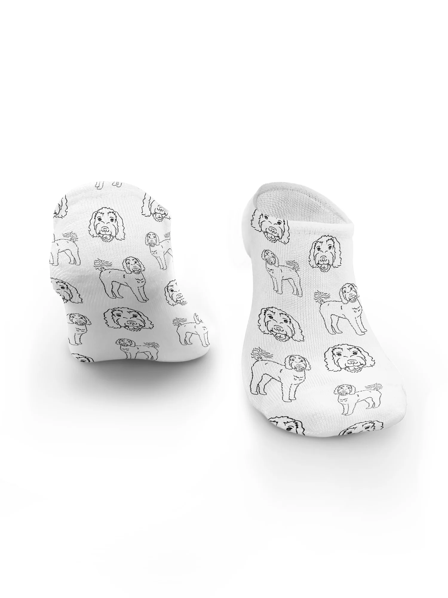 Labradoodle No Show Socks - Image 5