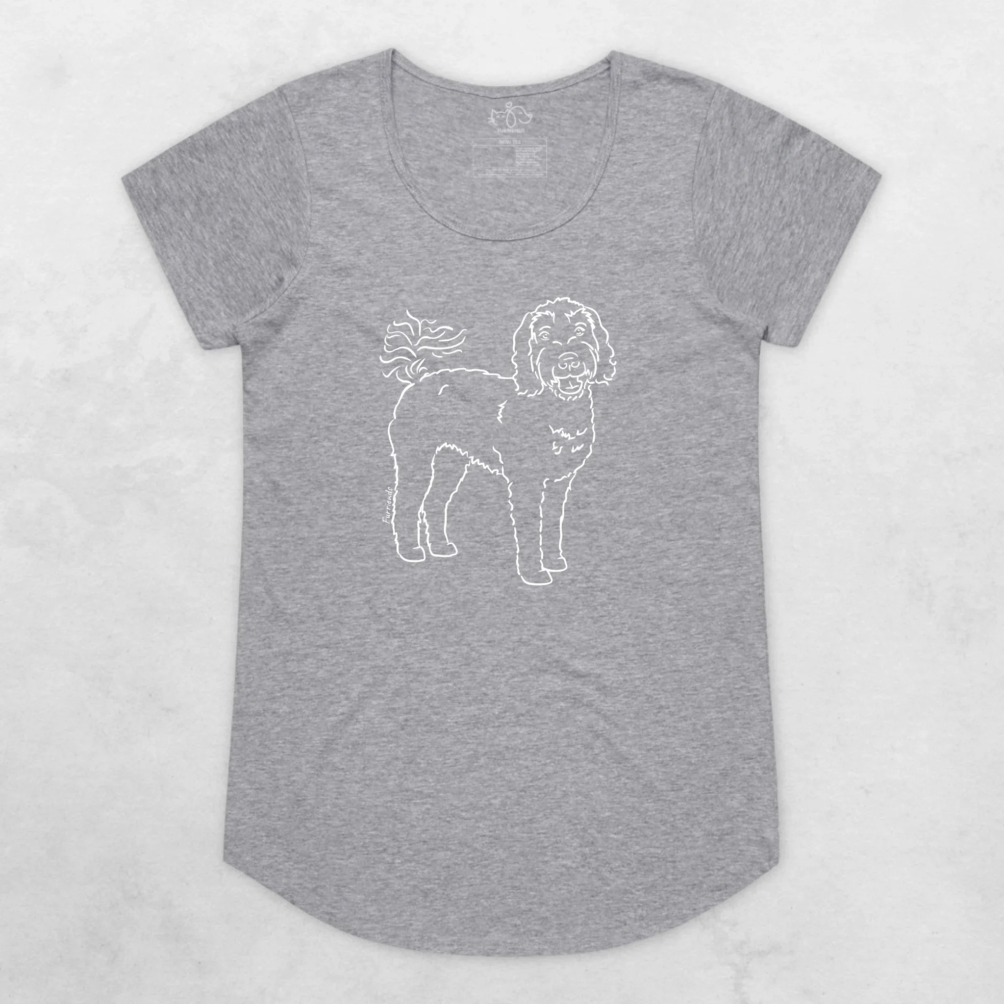 Labradoodle Remi Women's Scoop Neck T-Shirt - Image 10