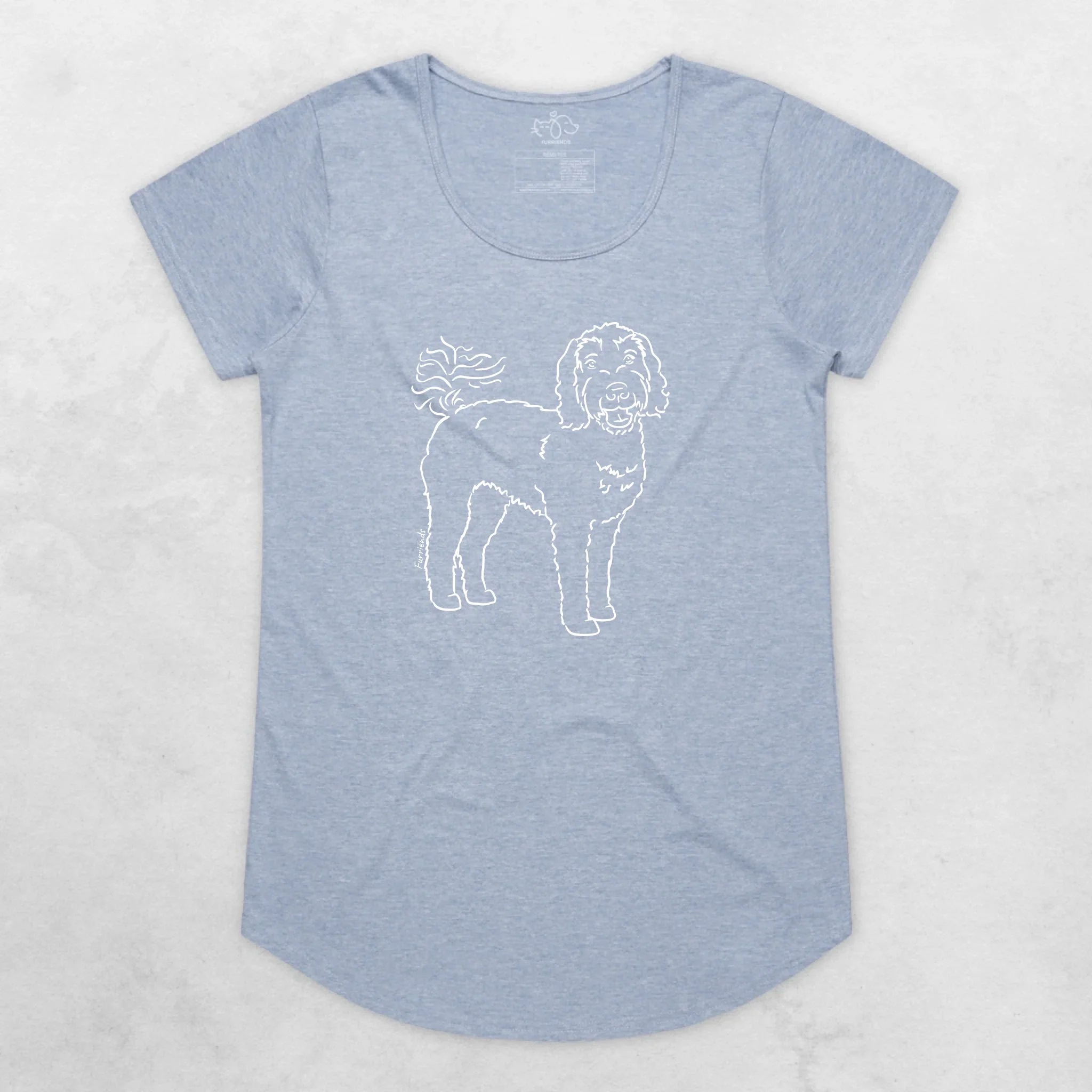 Labradoodle Remi Women's Scoop Neck T-Shirt - Image 8