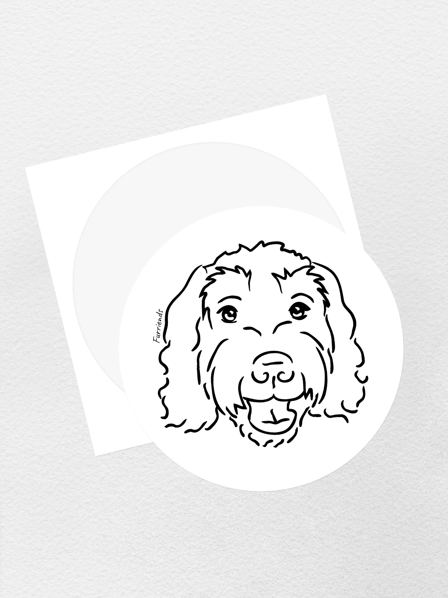 Labradoodle Sticker - Image 2