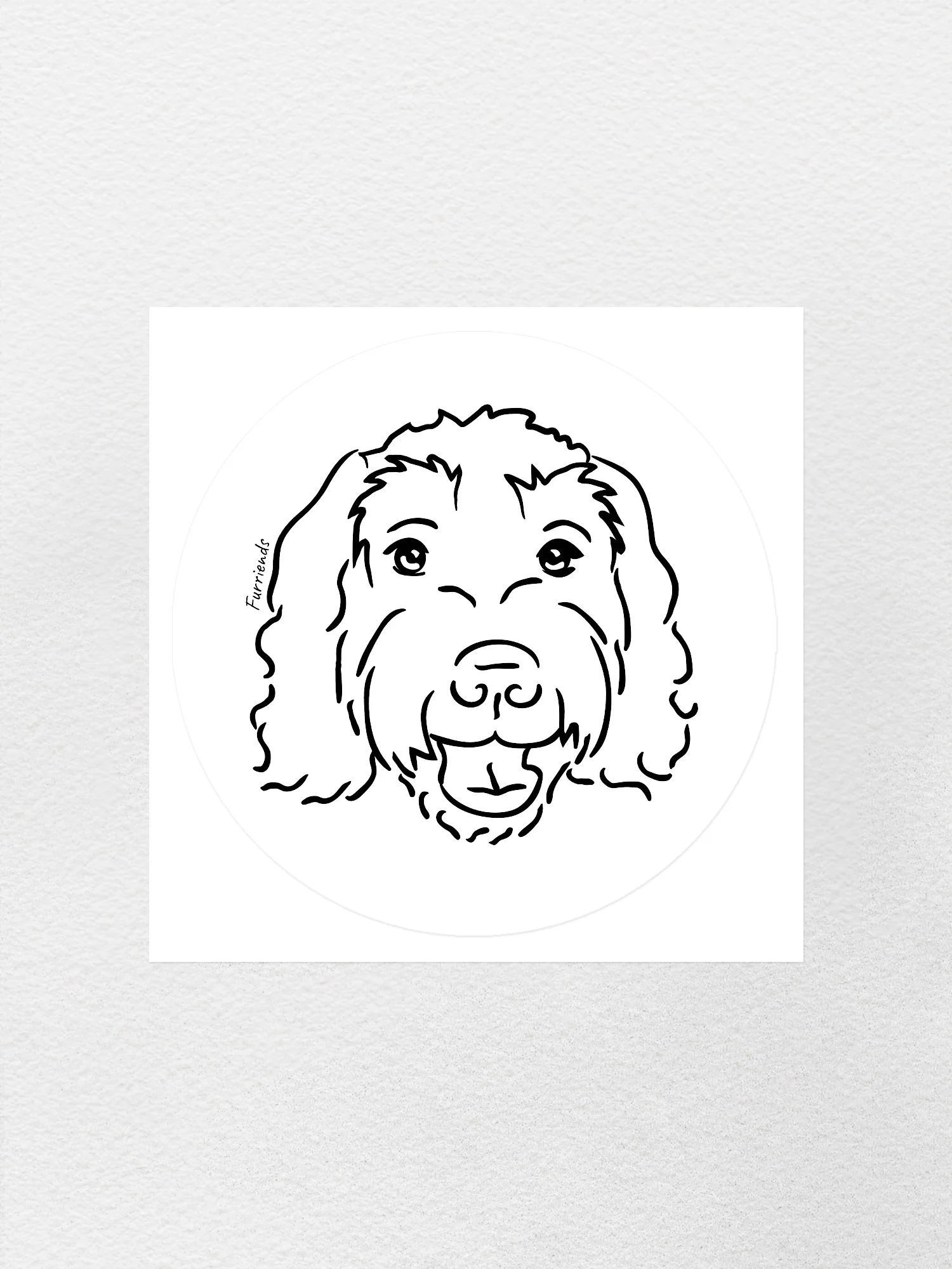 Labradoodle Sticker - Image 5