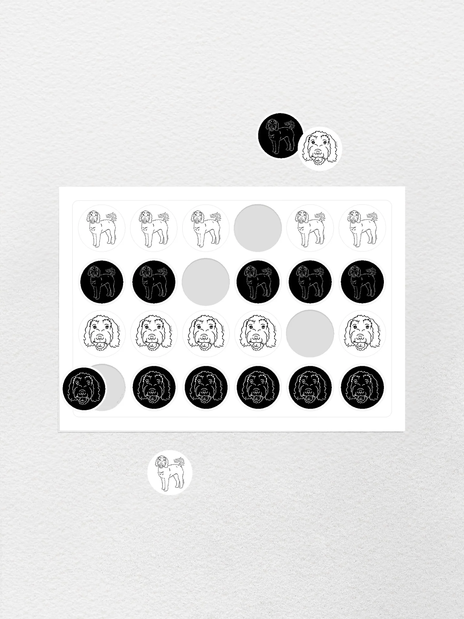 Labradoodle Sticker Sheet