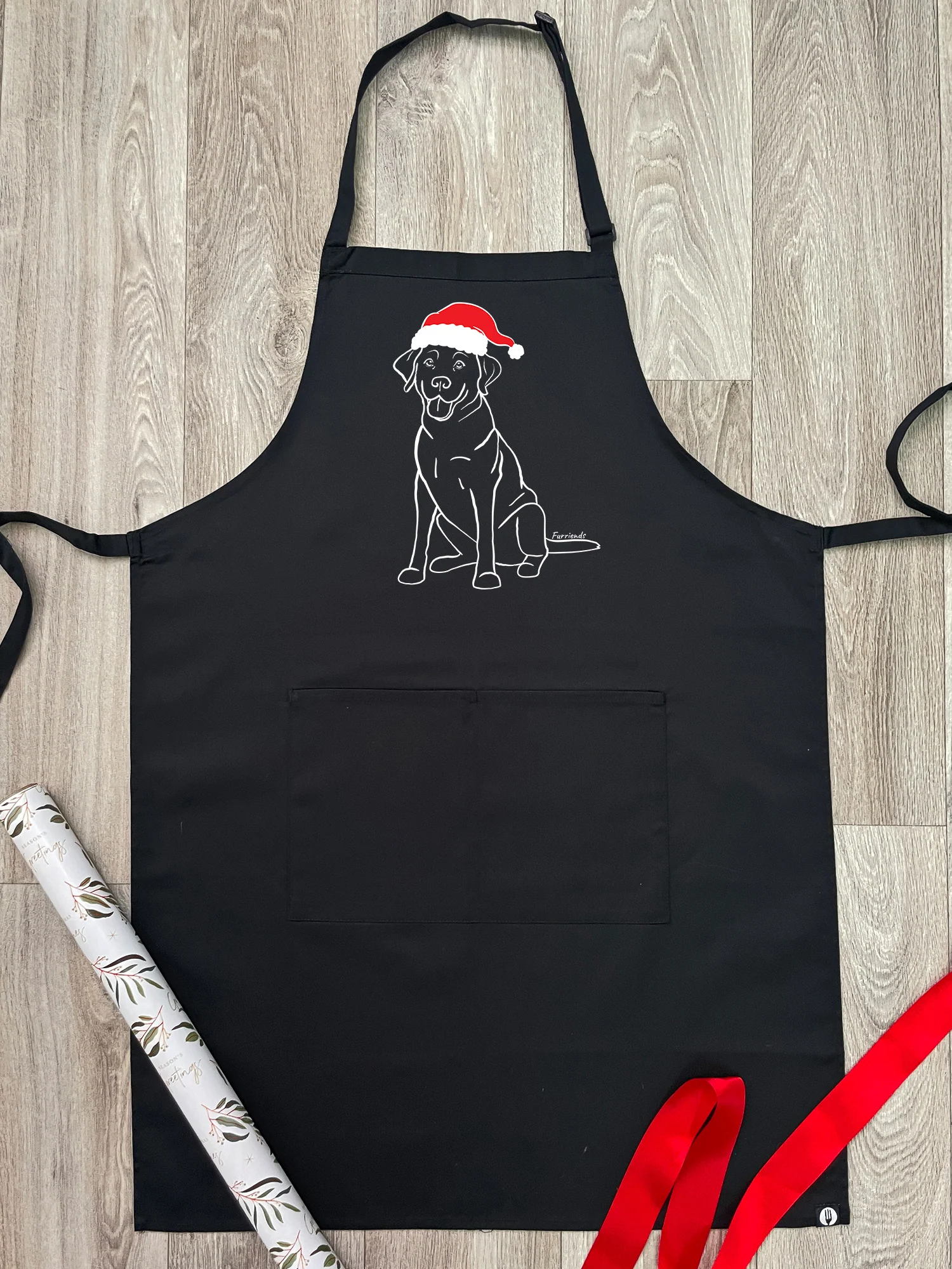 Labrador Christmas Edition Bib Apron - Image 2