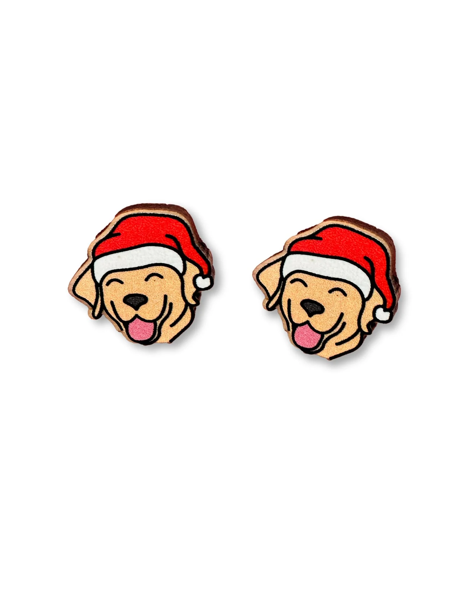 Labrador Christmas Edition ColourPop Stud Earrings - Image 11
