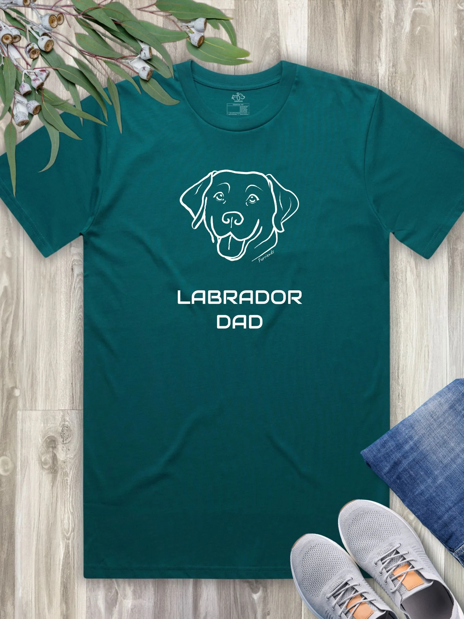 Labrador Dad Regular Fit-T-Shirt - Image 2