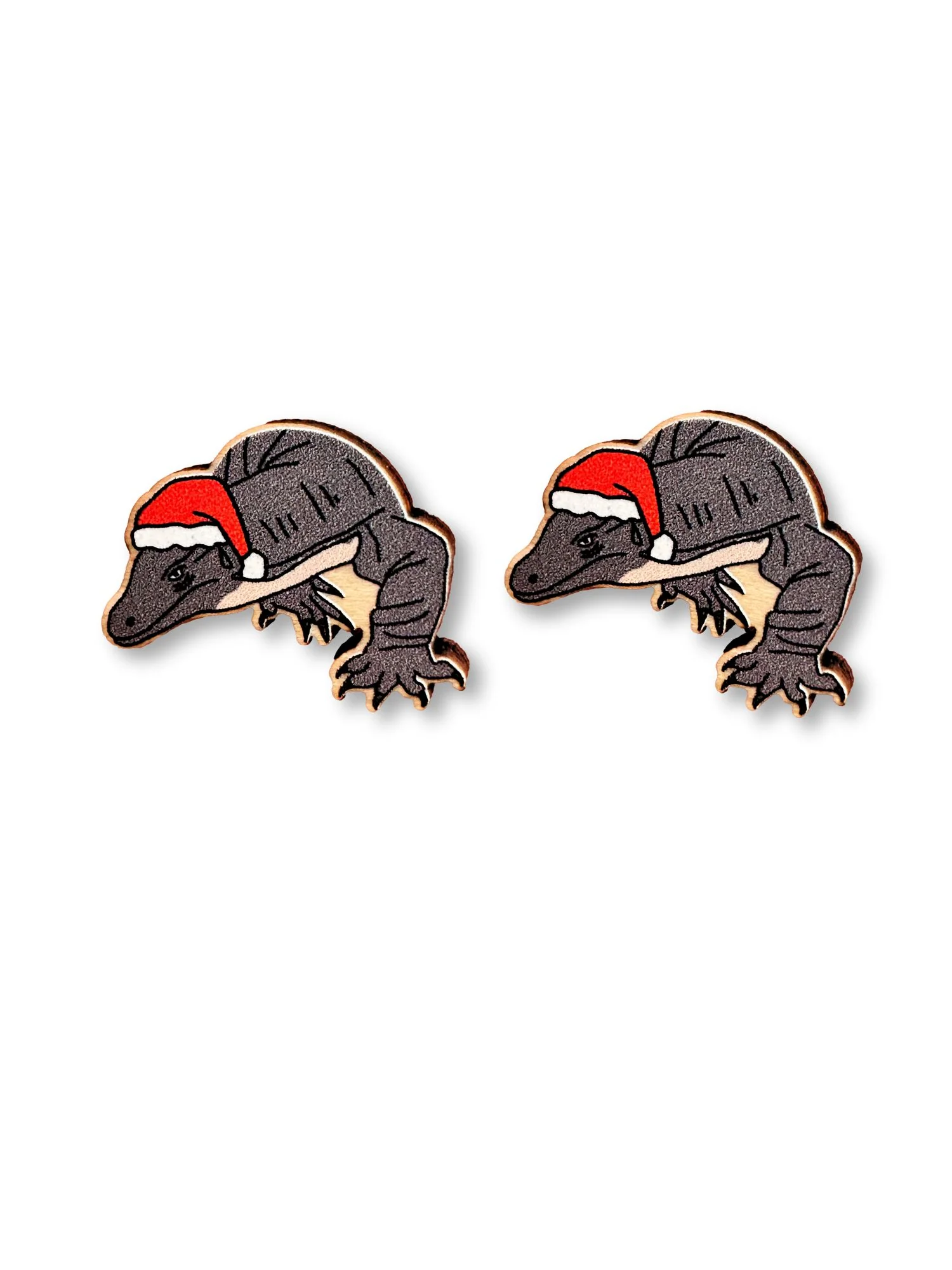Lace Monitor Christmas Edition ColourPop Stud Earrings - Image 2